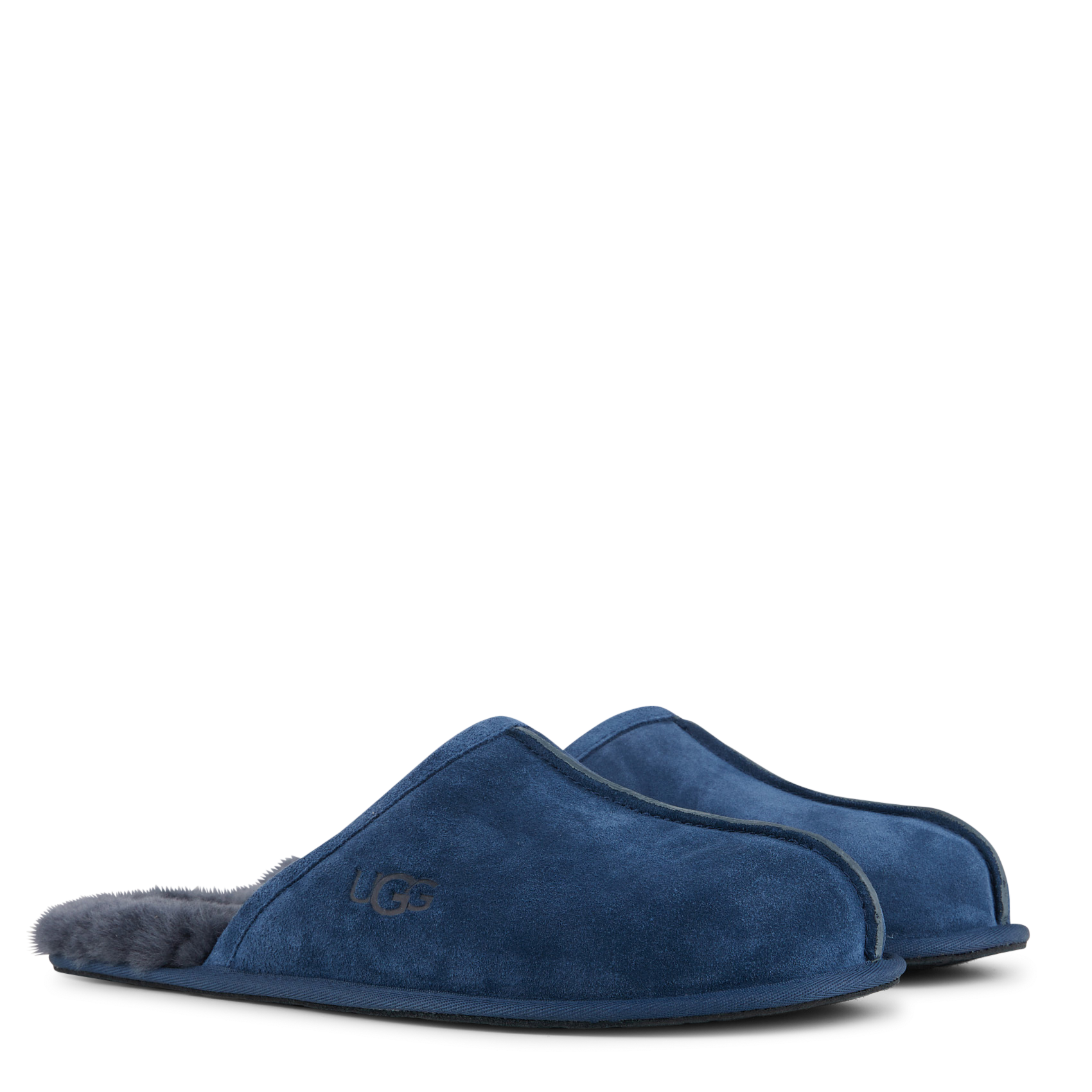 Gefütterte Hausschuhe aus Lammfell UGG Blau