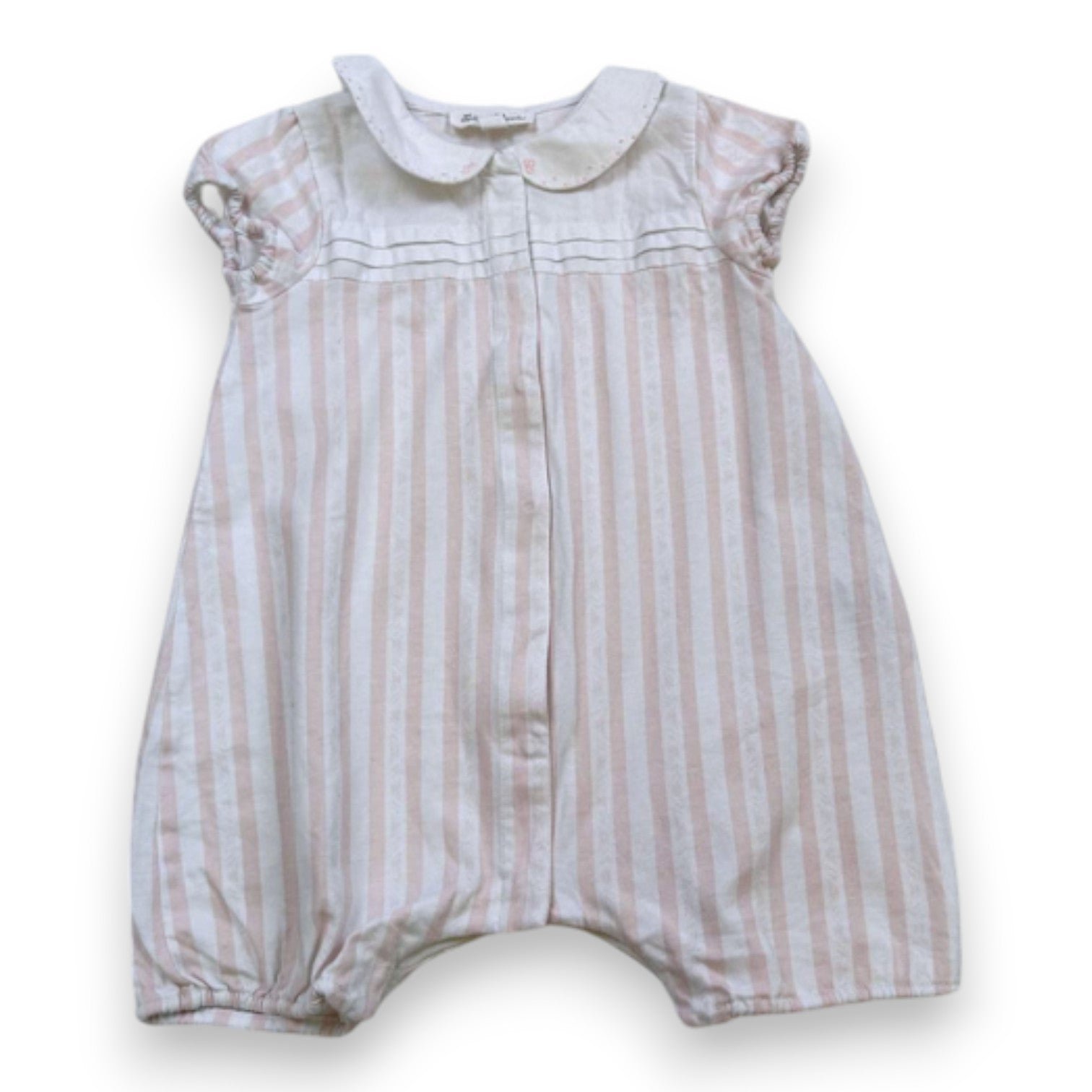 Pink Baby Romper - 12 months TARTINE ET CHOCOLAT - seconde-main Pink