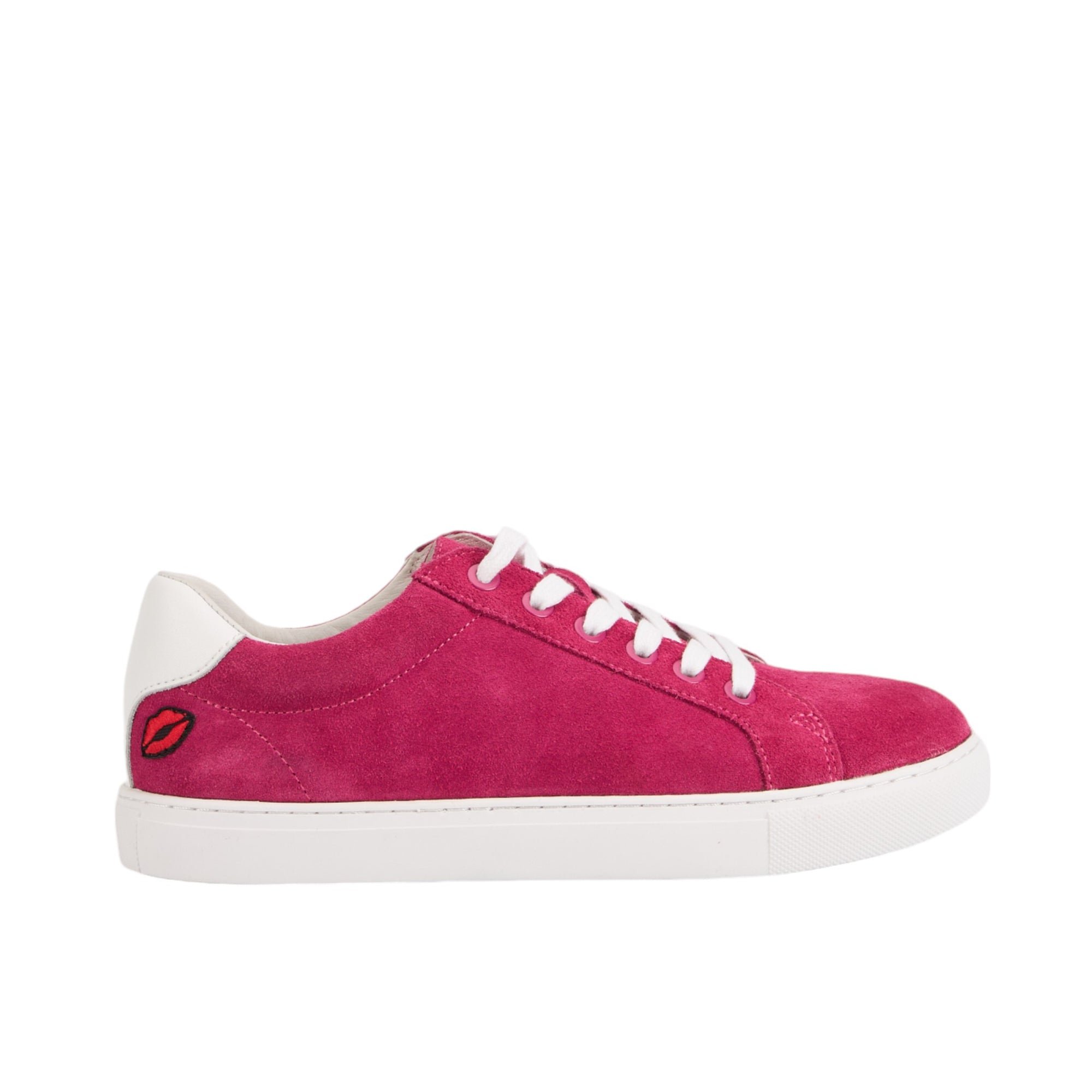 Jimmy leather sneakers BONS BAISERS PARIS Pink