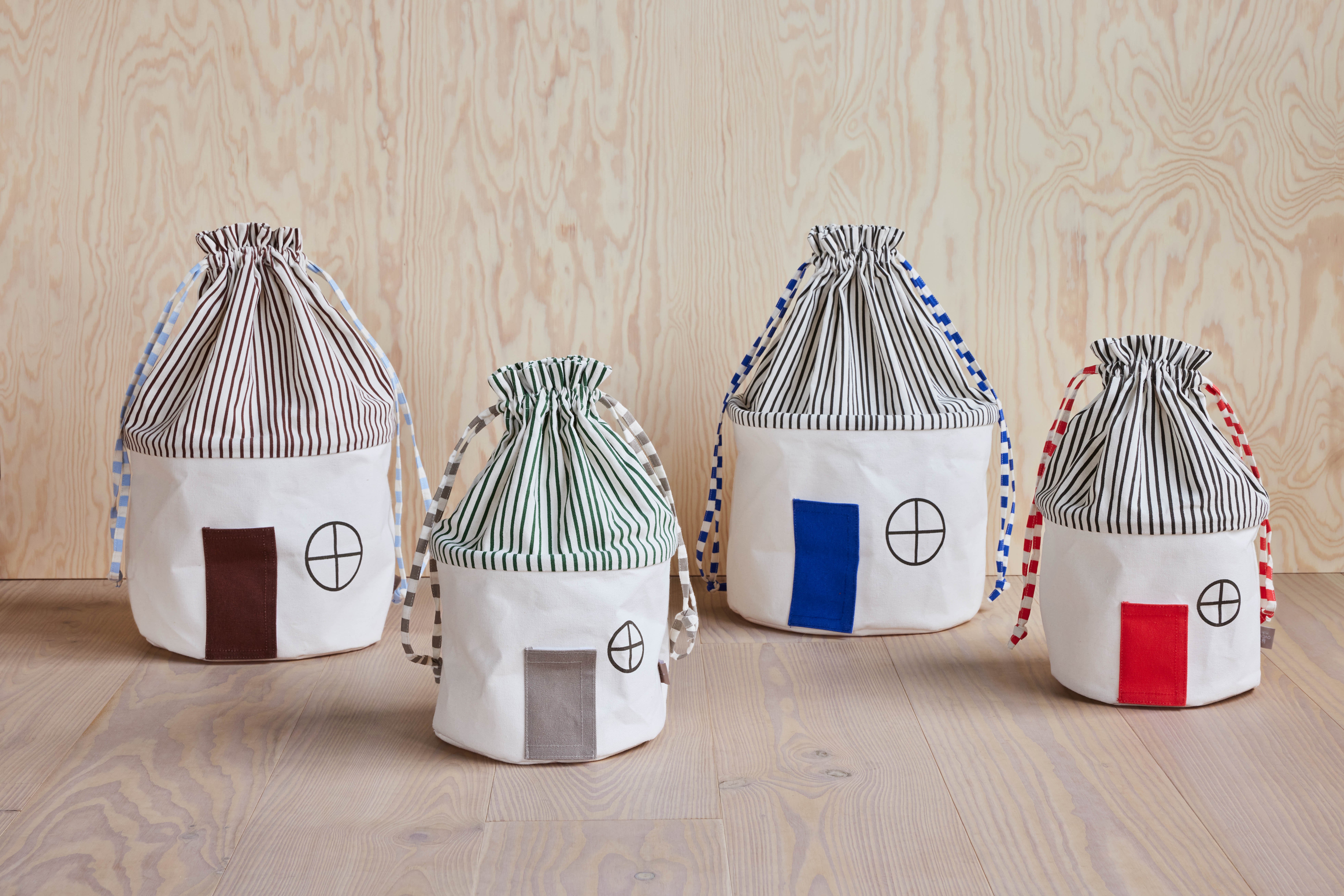 Cotton storage basket OYOY LIVING DESIGN Red