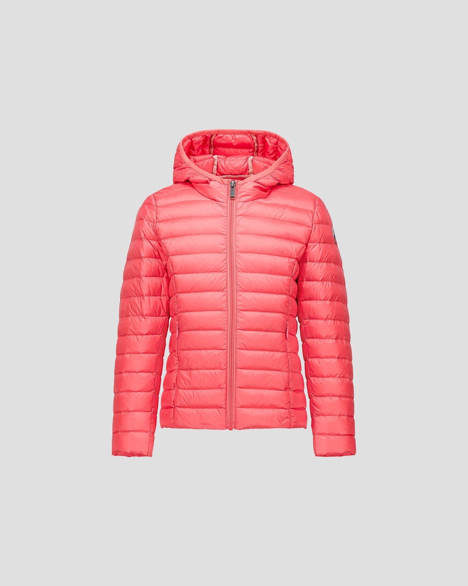 Carla lightweight hooded children's down jacket JOTT Pink