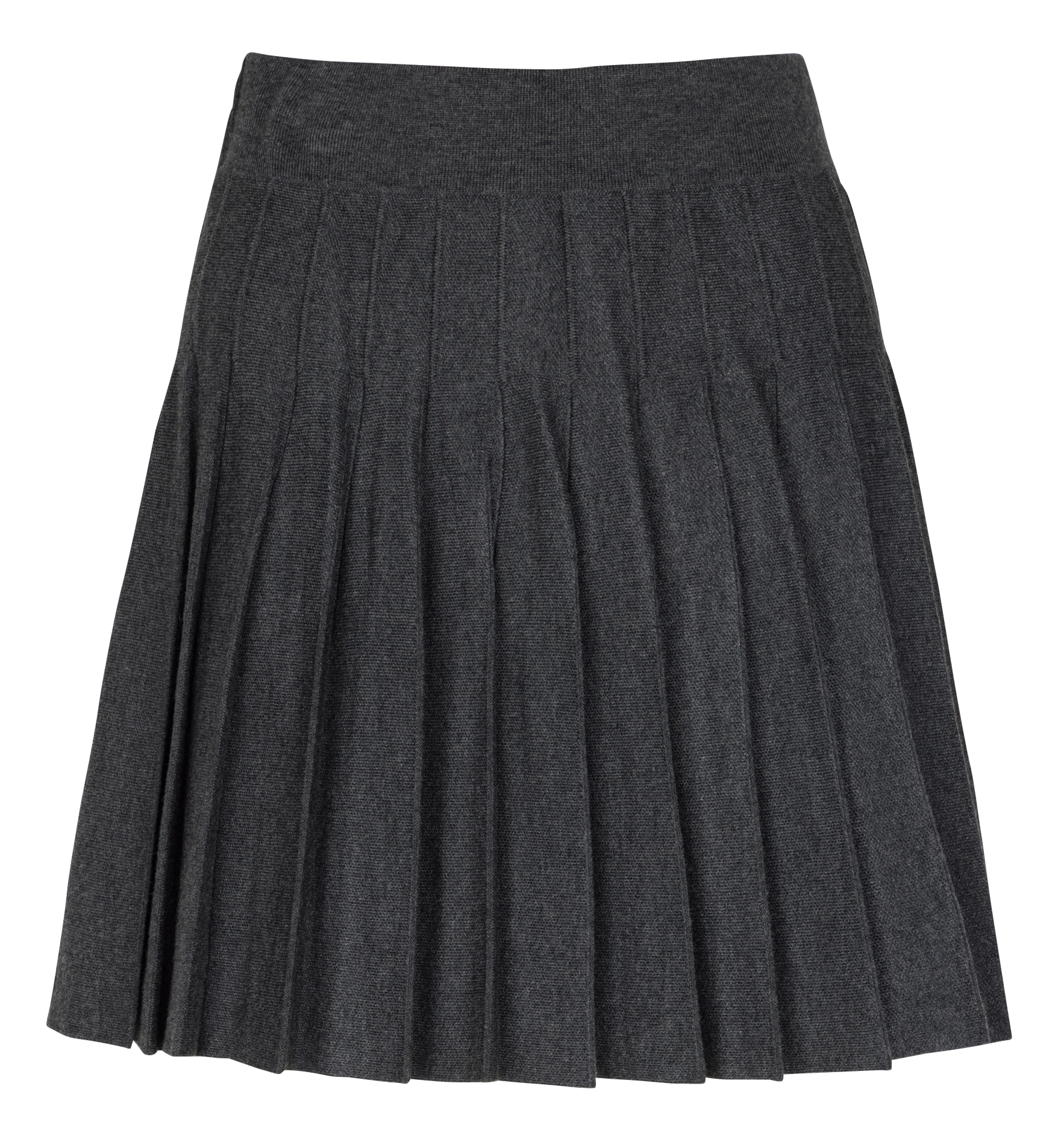 Ausgestellter Faltenrock SUNCOO Schwarz