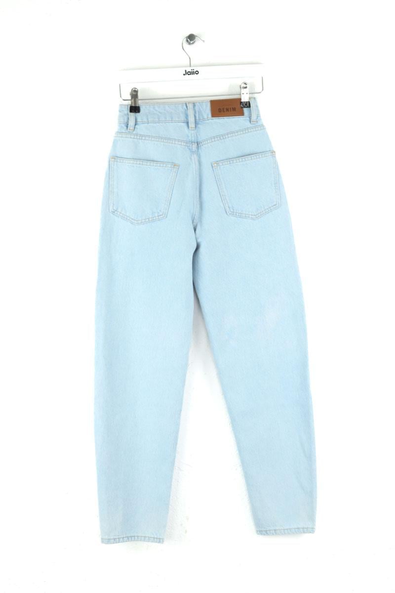 Cotton straight jeans SEZANE - Seconde main Blue