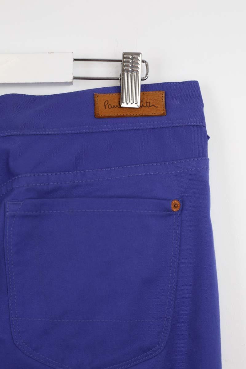 Slim-fit cotton cargo pants PAUL SMITH - Seconde main Purple