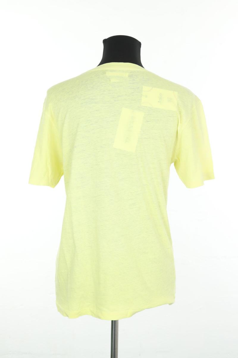 Cotton T-shirt ISABEL MARANT ÉTOILE - SECONDE MAIN Yellow