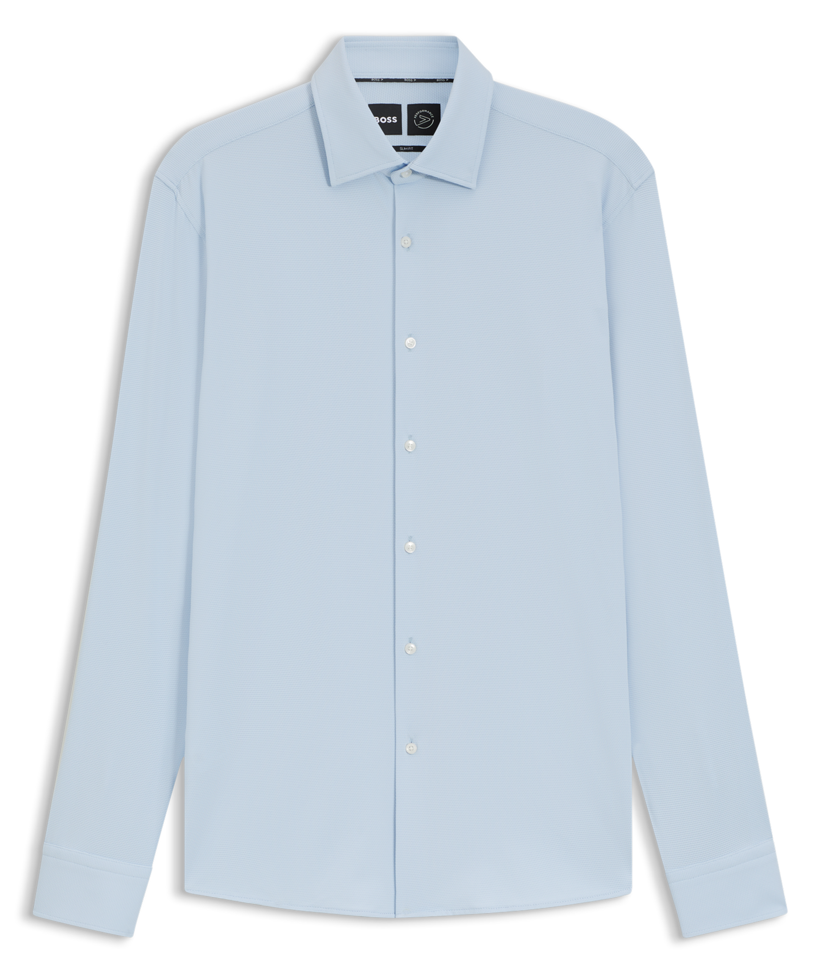 Slim-fit shirt with classic collar BOSS Blue