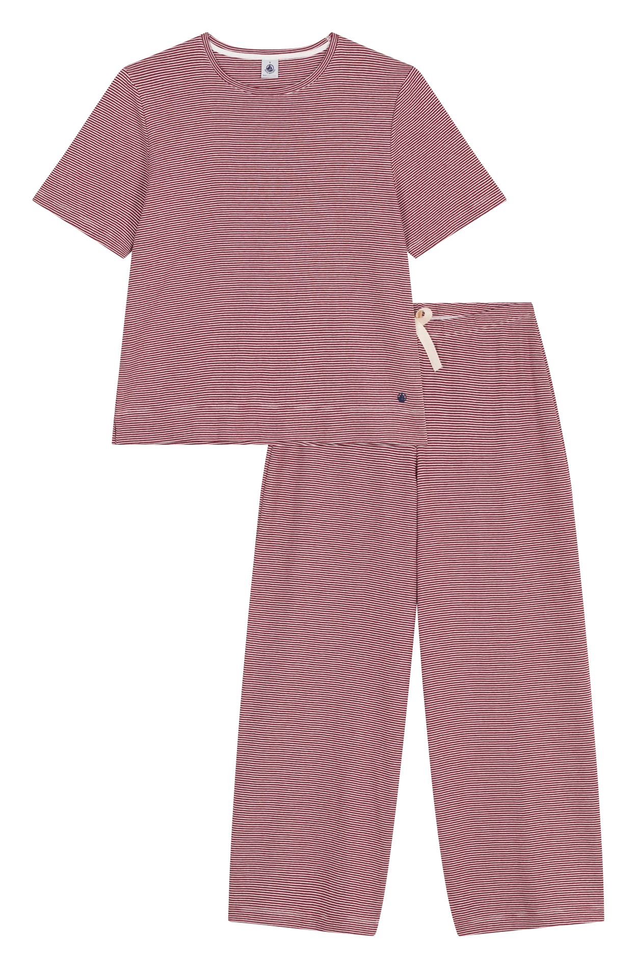 Baumwoll-Pyjama PETIT BATEAU Rosa