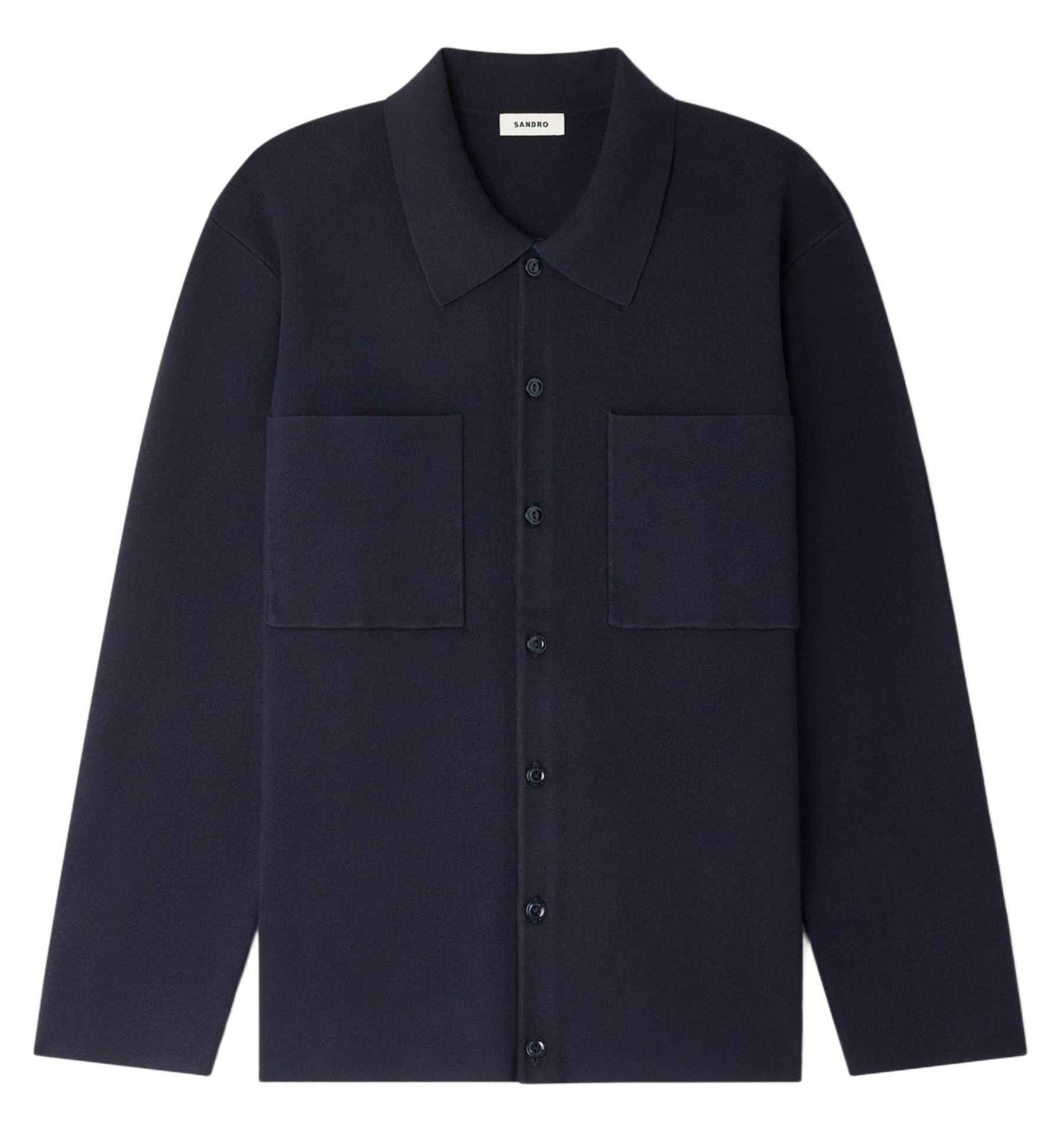 Vest met klassieke kraag SANDRO Blauw