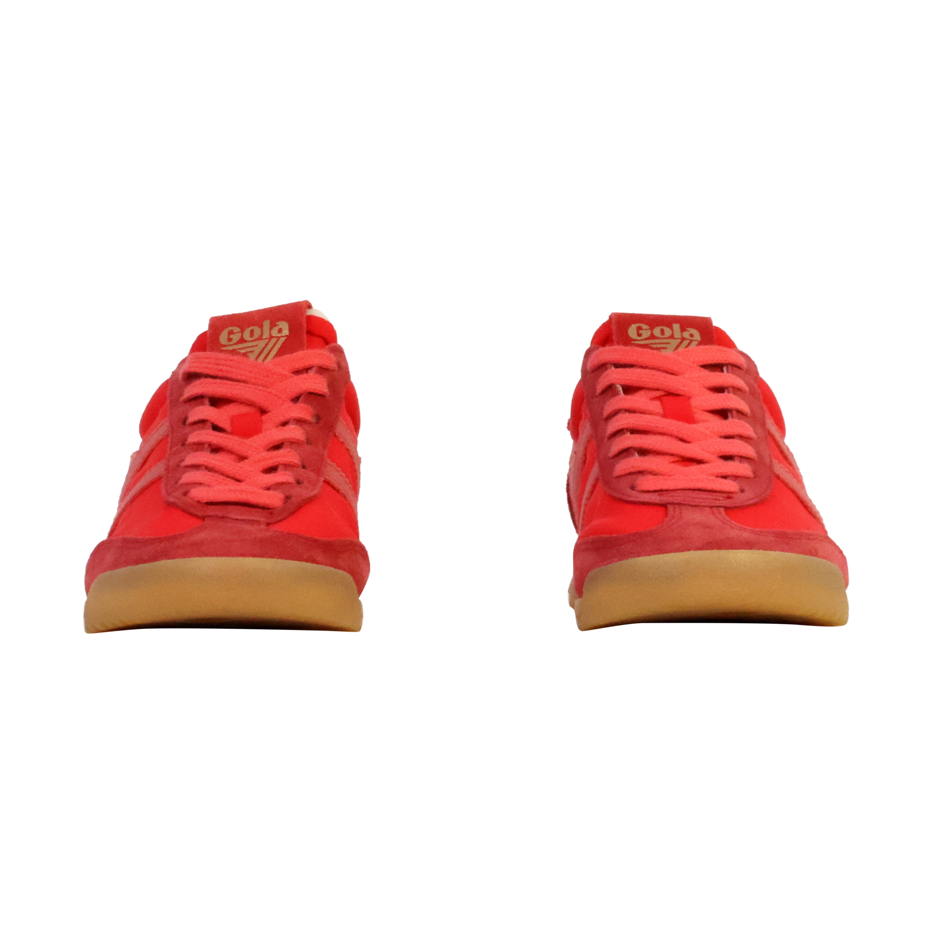 Firefly leather sneakers GOLA Orange