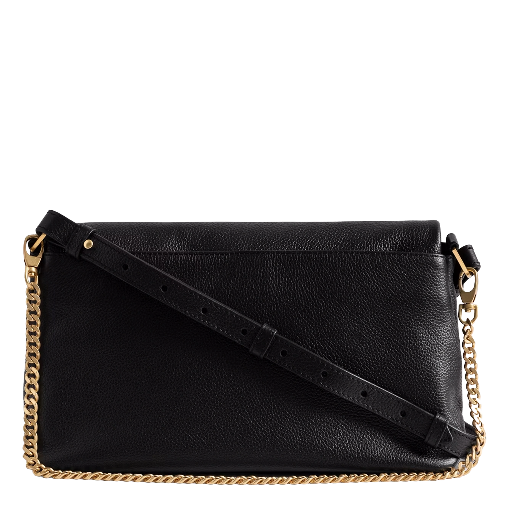 Leather clutch bag ZADIG&VOLTAIRE Black