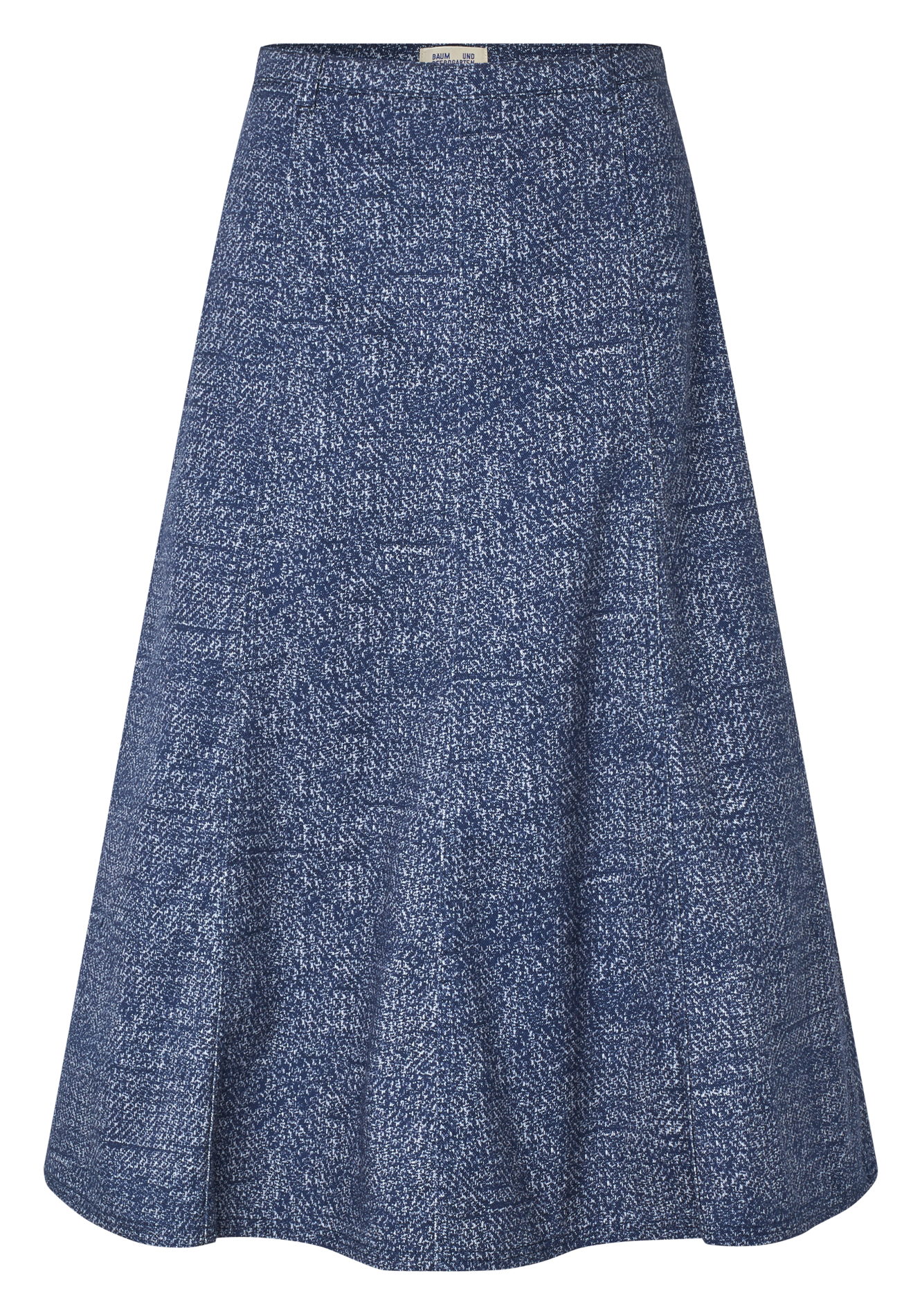 Jupe midi en coton bio mélangé BAUM UND PFERDGARTEN Bleu