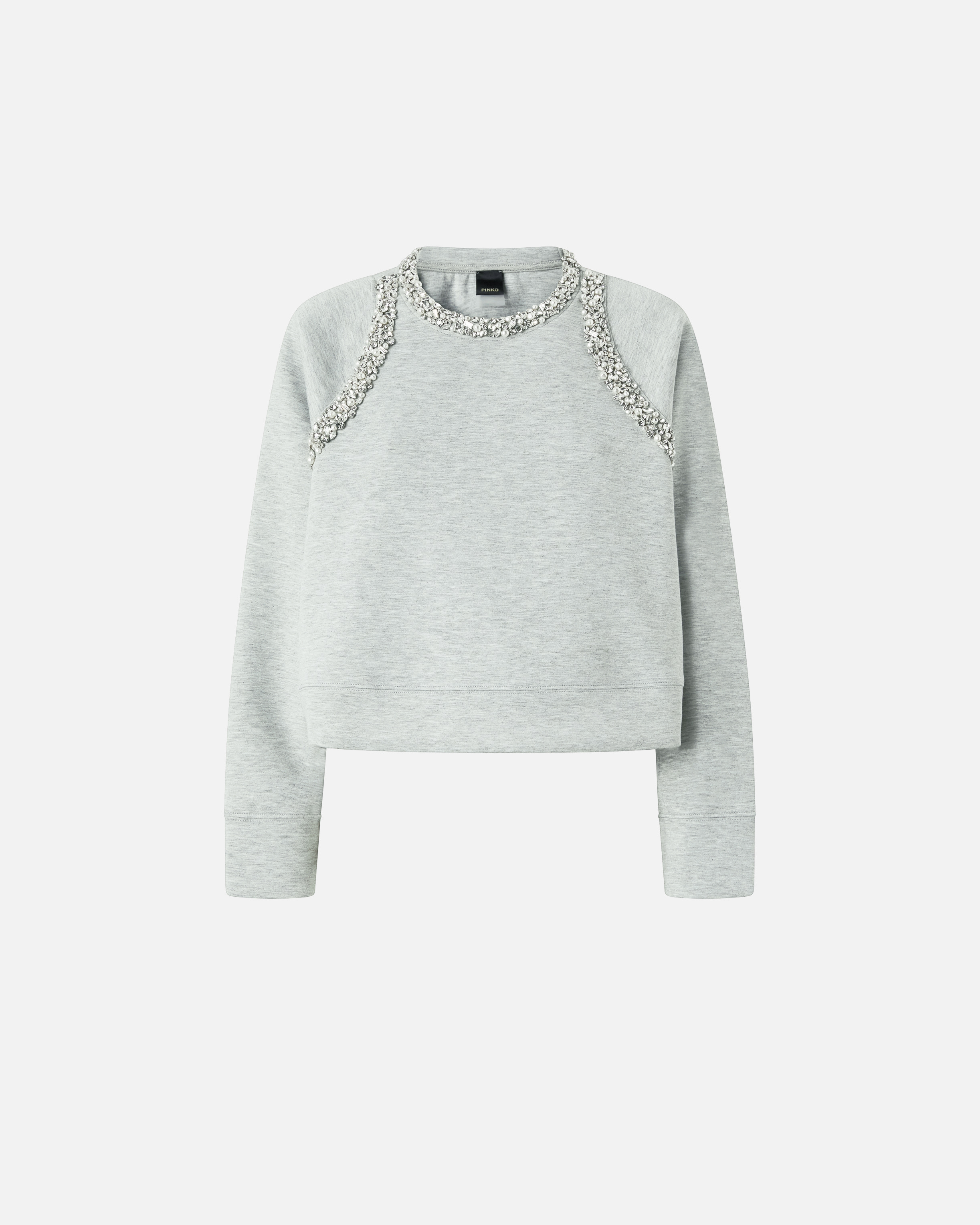 Jewel sweatshirt PINKO Grey