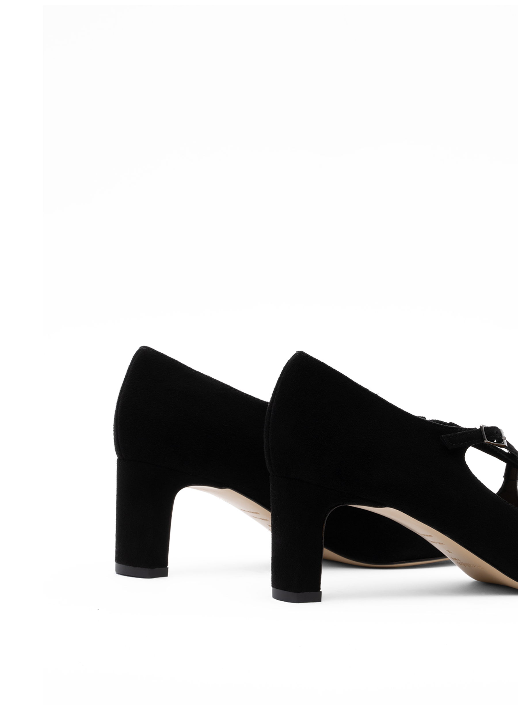 Black goat leather pumps PARALLELE PARIS Black