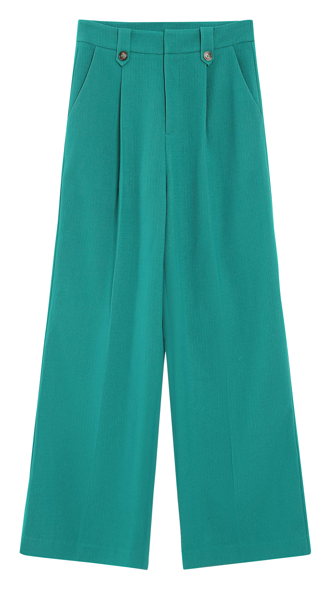 Pantalon tailleur droit uni PIERRE Vert