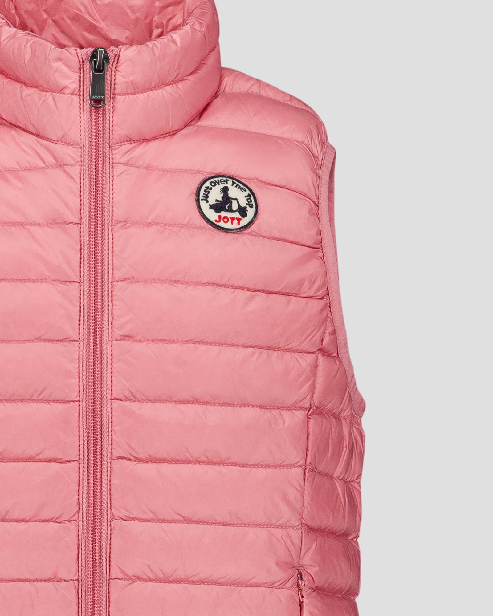 Zoe children's sleeveless puffer jacket JOTT Pink