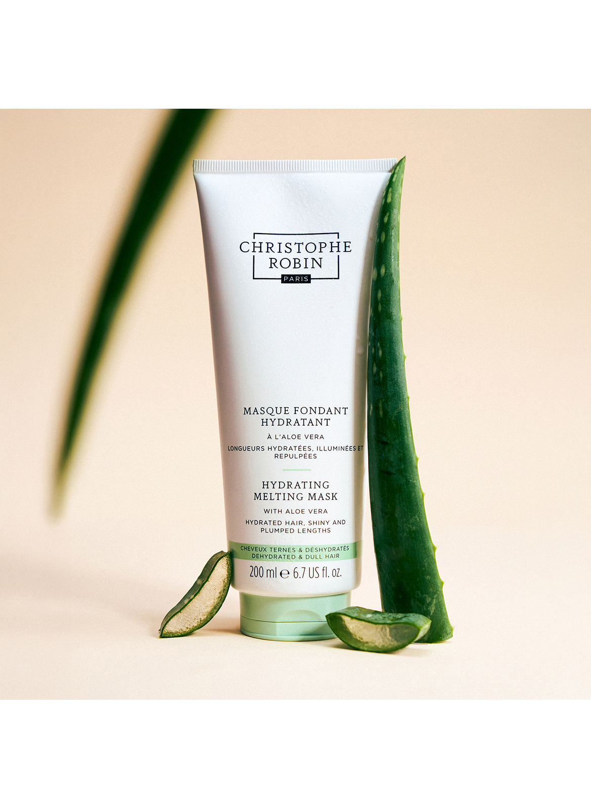 Masque fondant hydratant à l'aloe vera CHRISTOPHE ROBIN No color