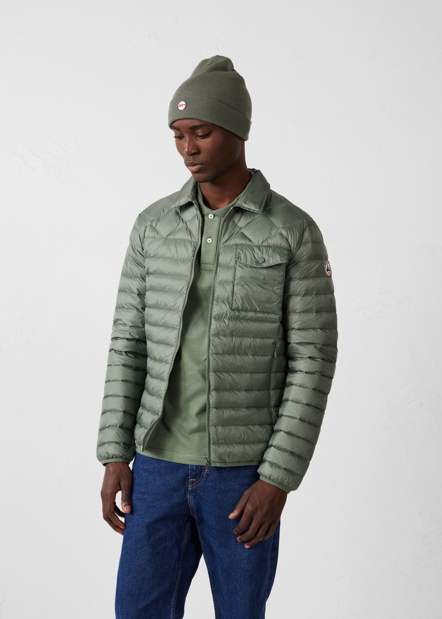 Jacket with shirt collar Ethan JOTT Green