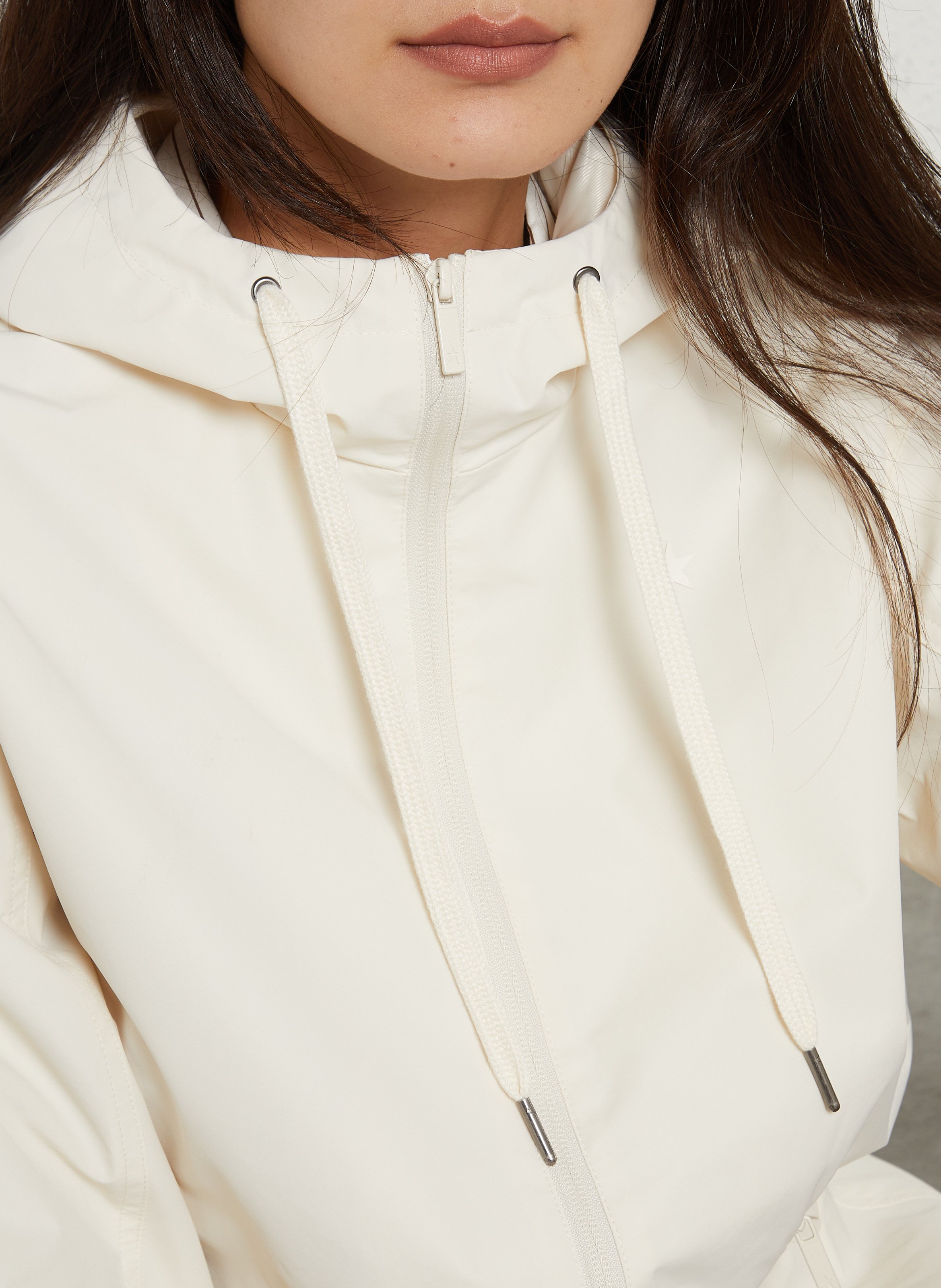 Veste col montant à capuche SUD EXPRESS Blanc