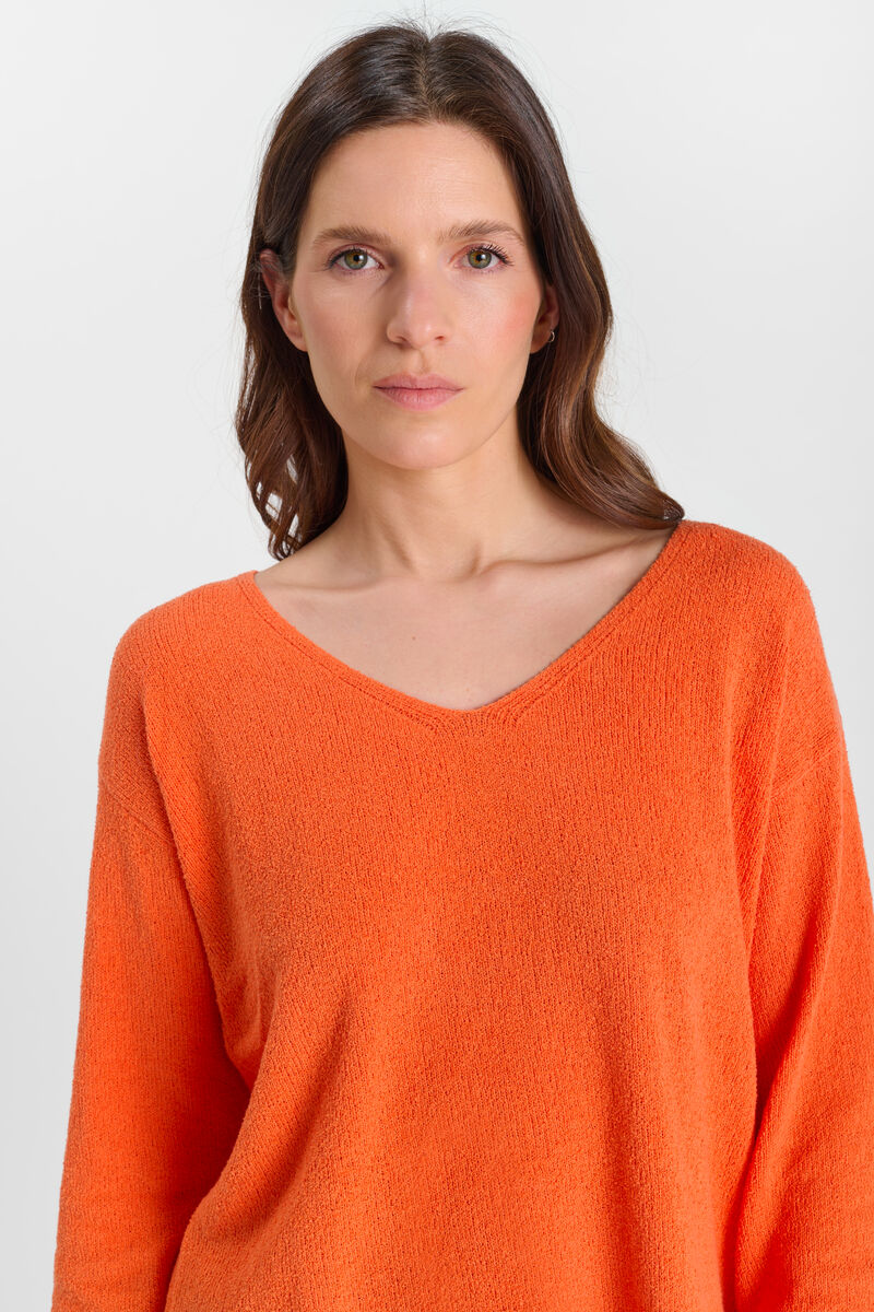 Sweater LE TEMPS DES CERISES Orange