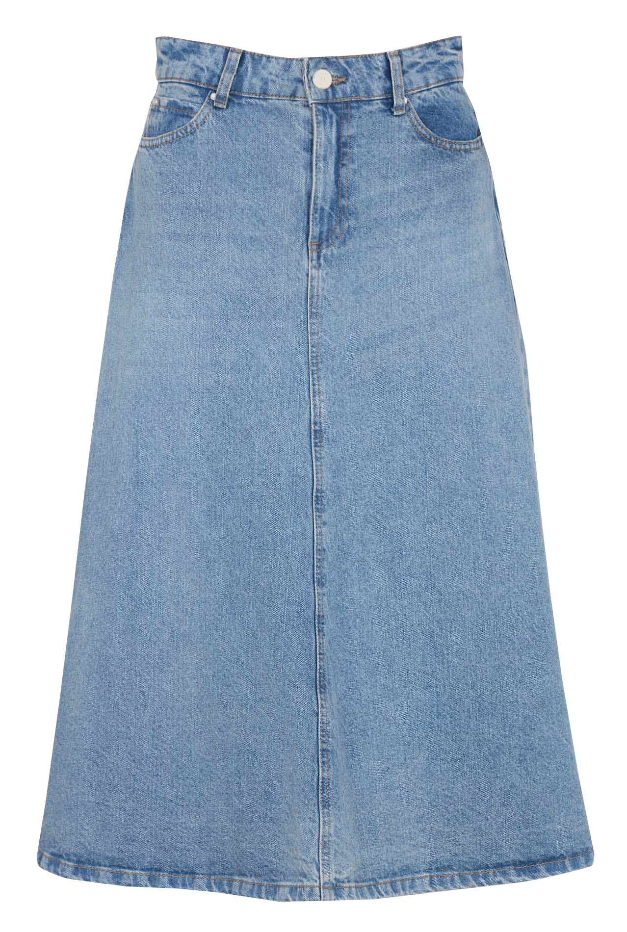 Denim midi skirt SUD EXPRESS Blue
