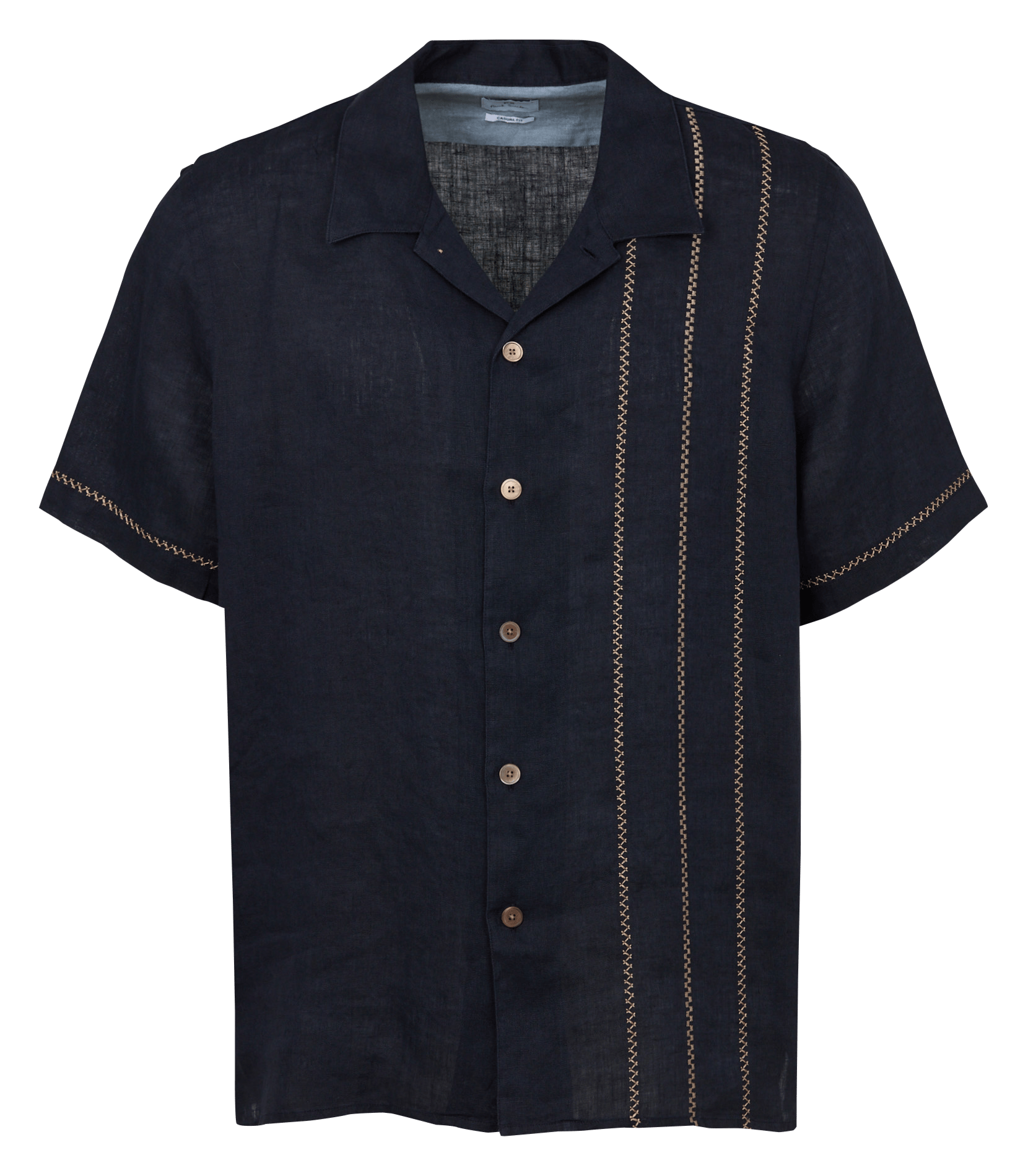 Oversize-Bluse aus Leinen PAUL SMITH Blau