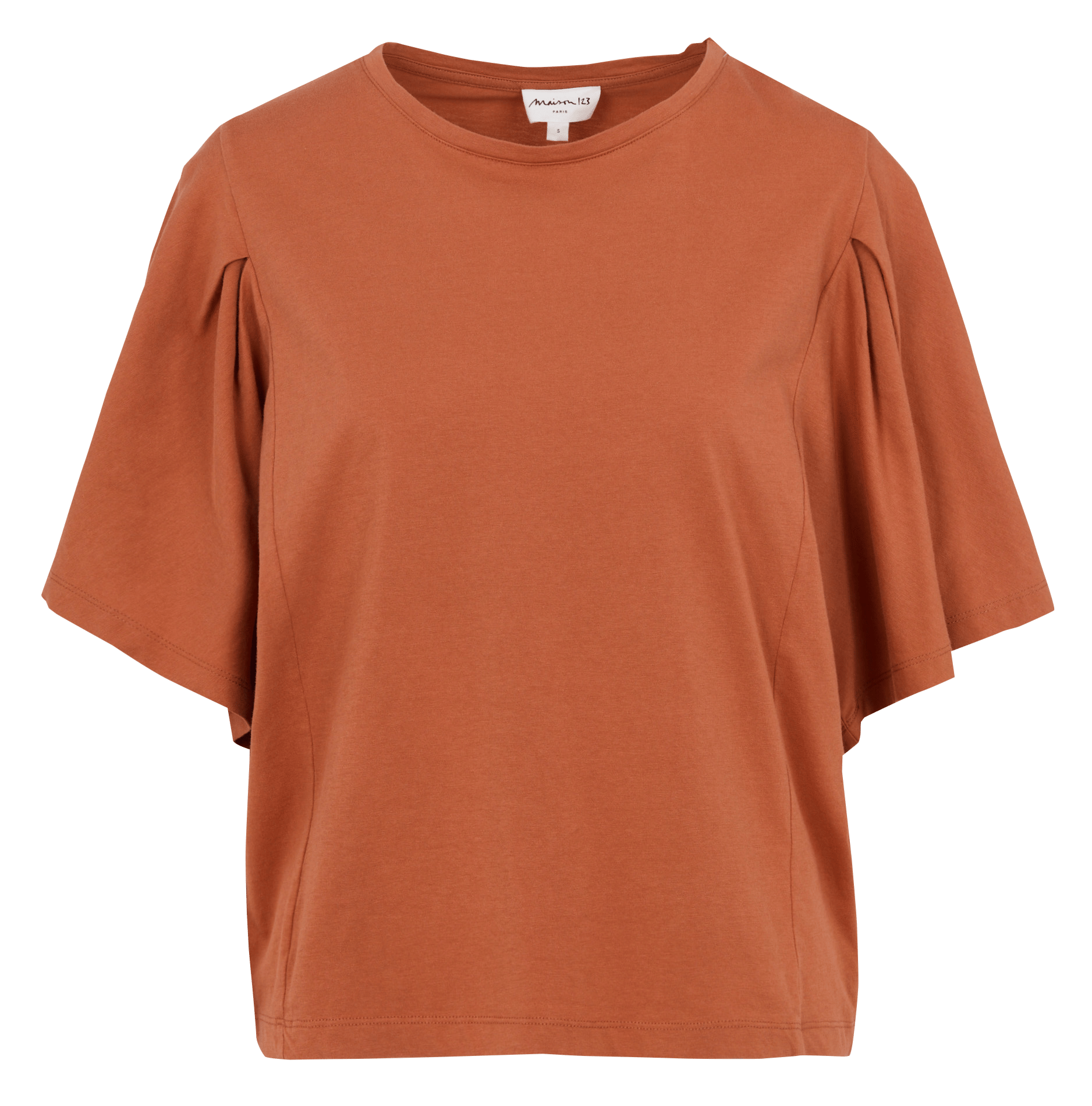 Oversized round-neck cotton T-shirt MAISON 123