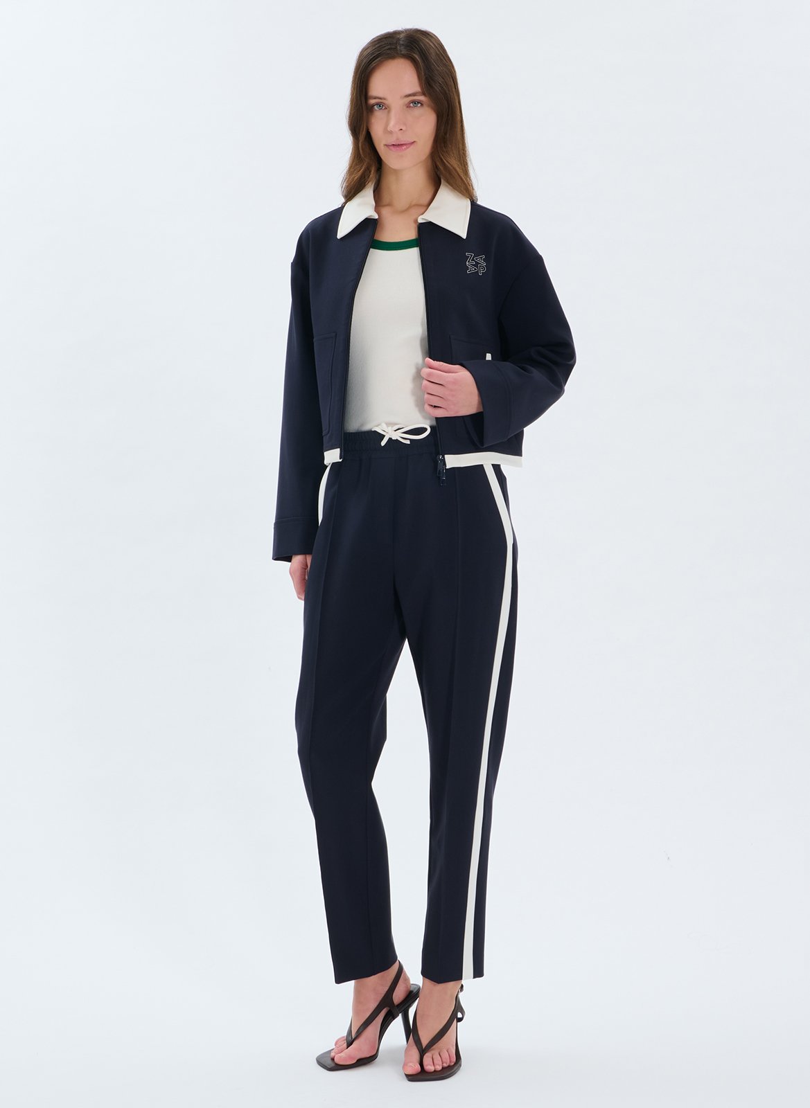 Veste col classique  ZAPA Bleu