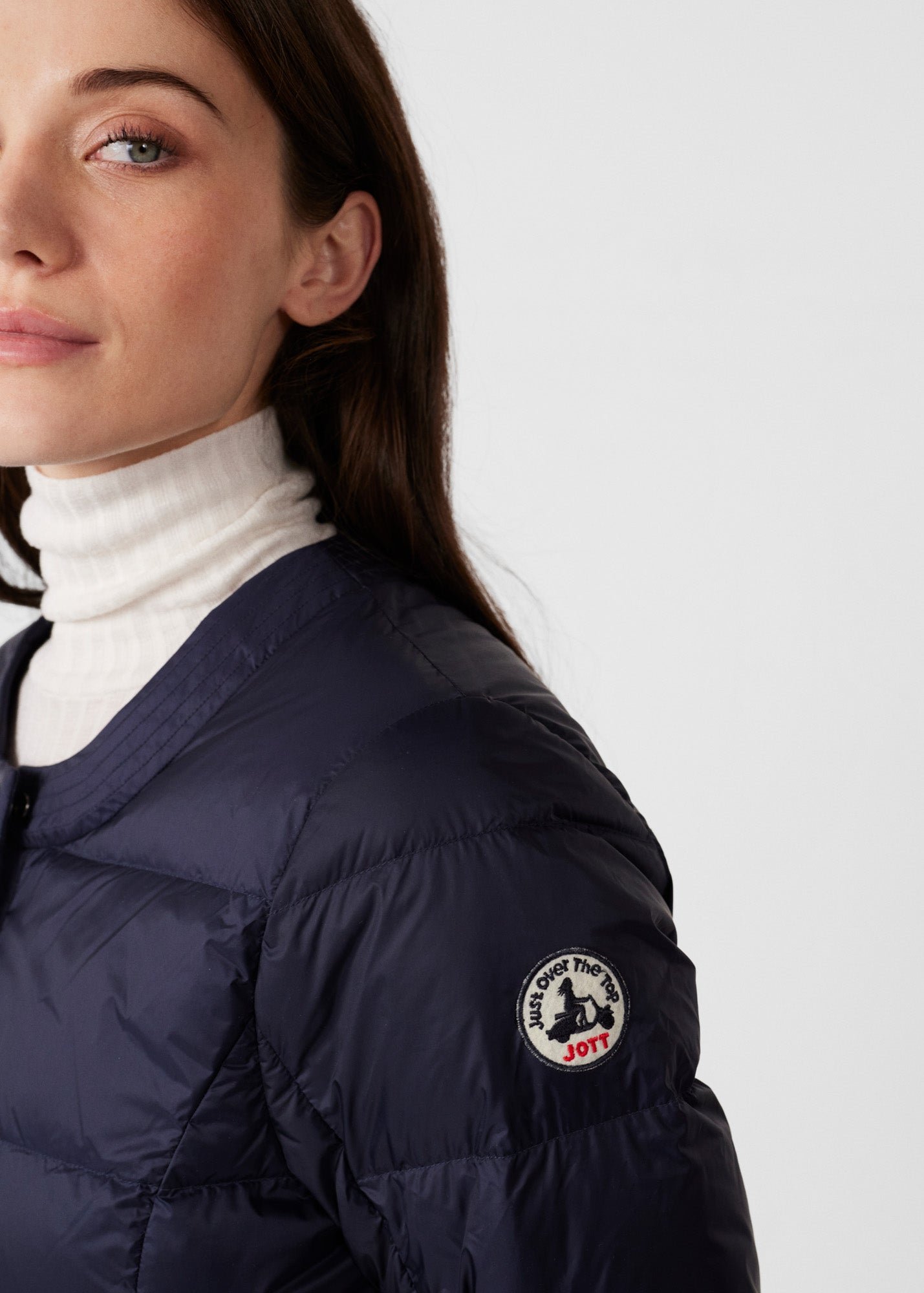 Doudoune inspirée tailleur christy JOTT Bleu