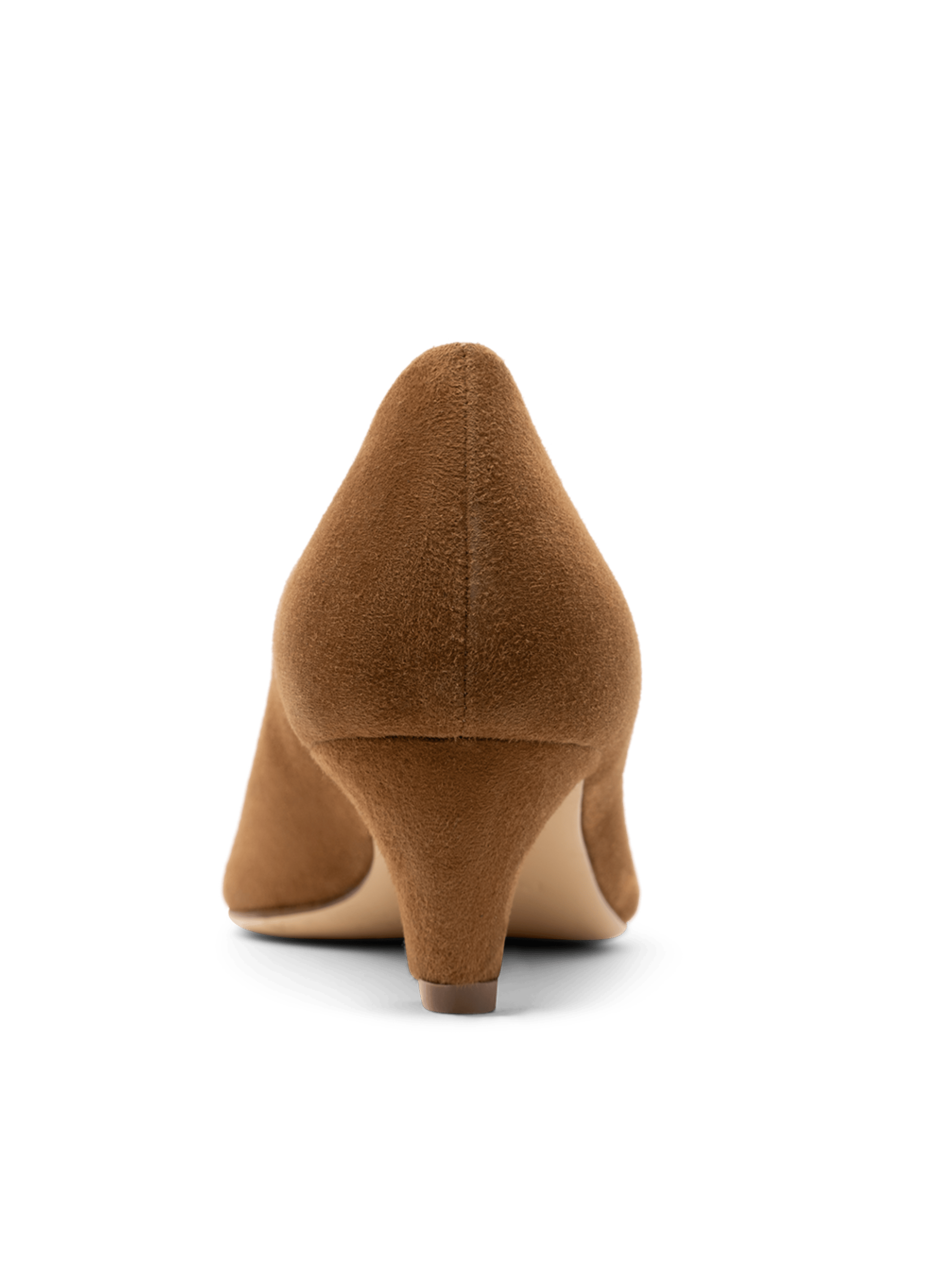 Escarpins en cuir velours datte PARALLELE PARIS Marron