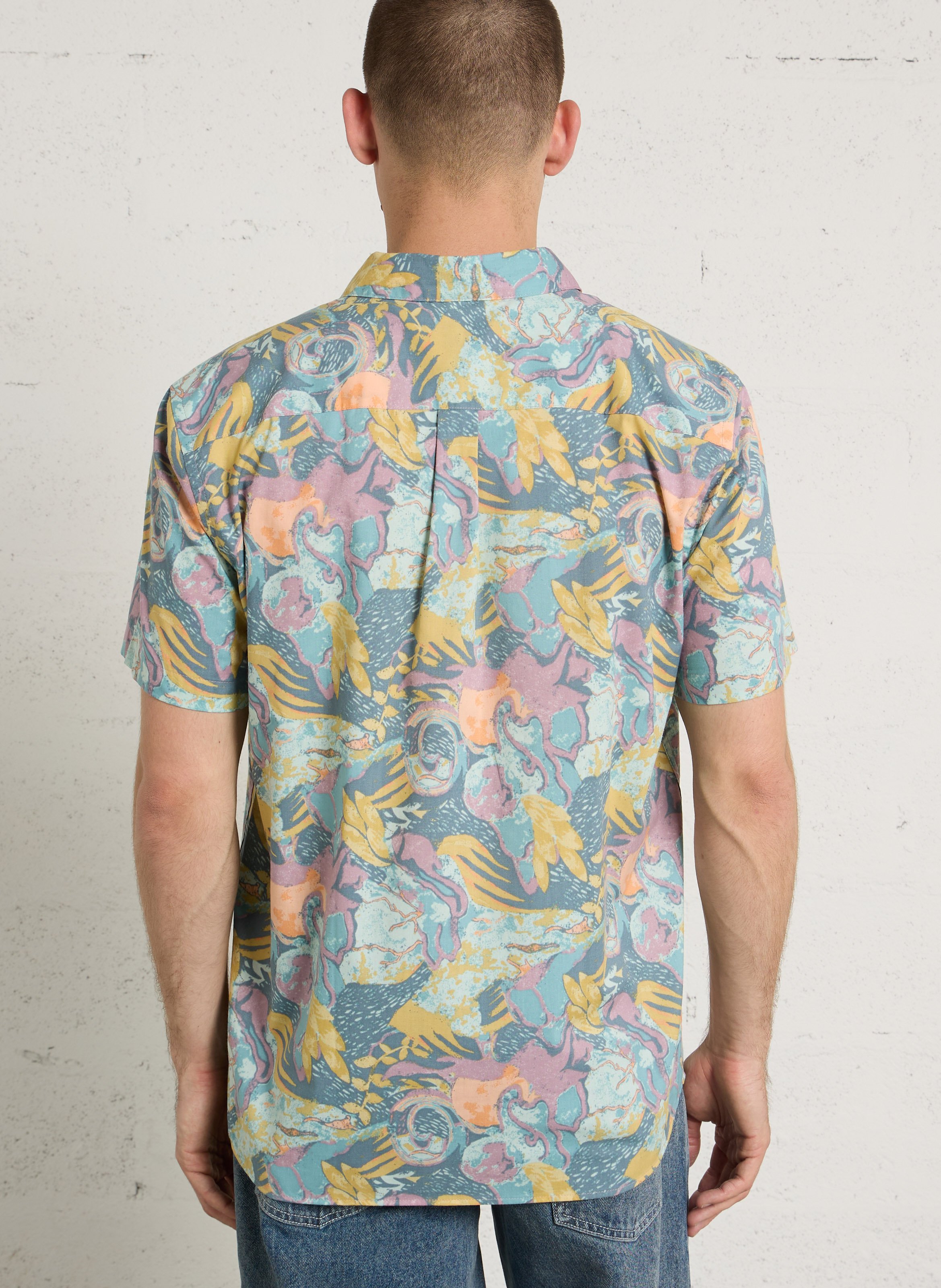 Chemise regular-fit imprimée en coton bio mélangé PATAGONIA Multicolore