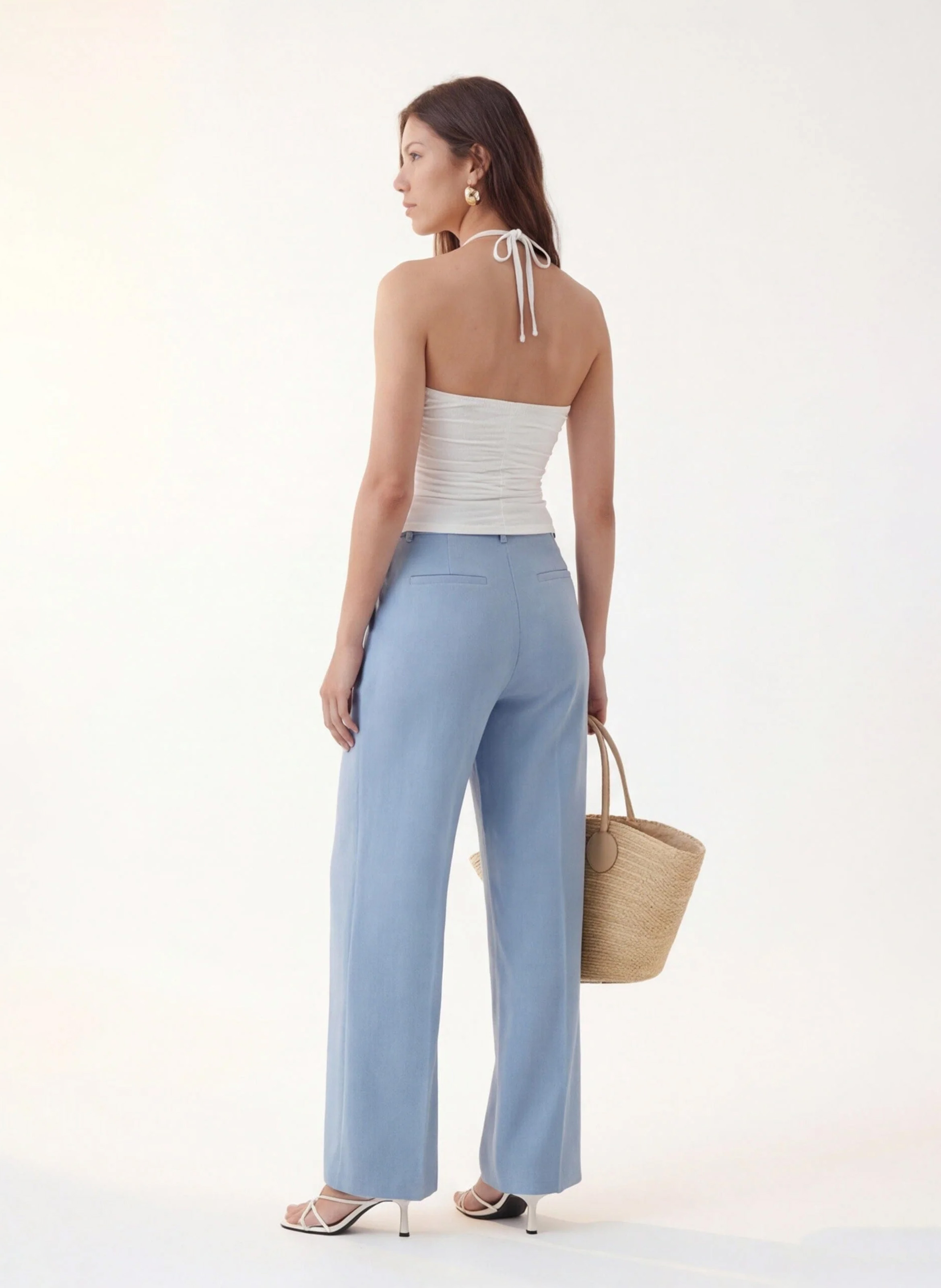 Wijde broek KOOKAI Blauw