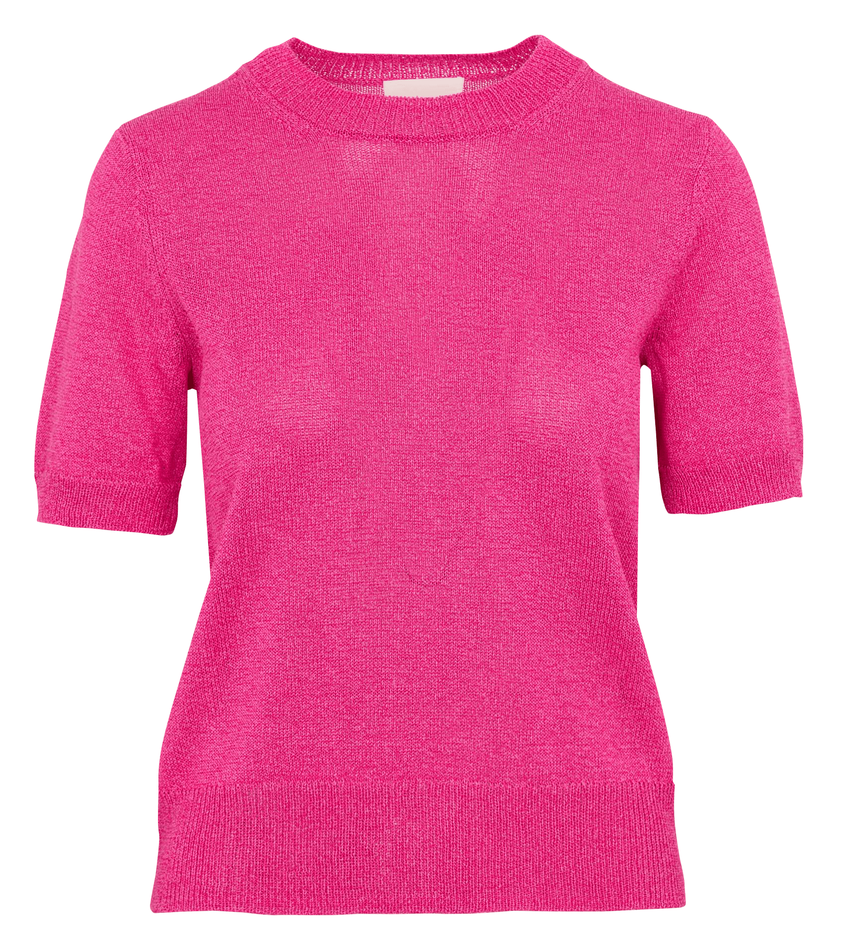 T-shirt col rond en coton mélangé MAISON 123