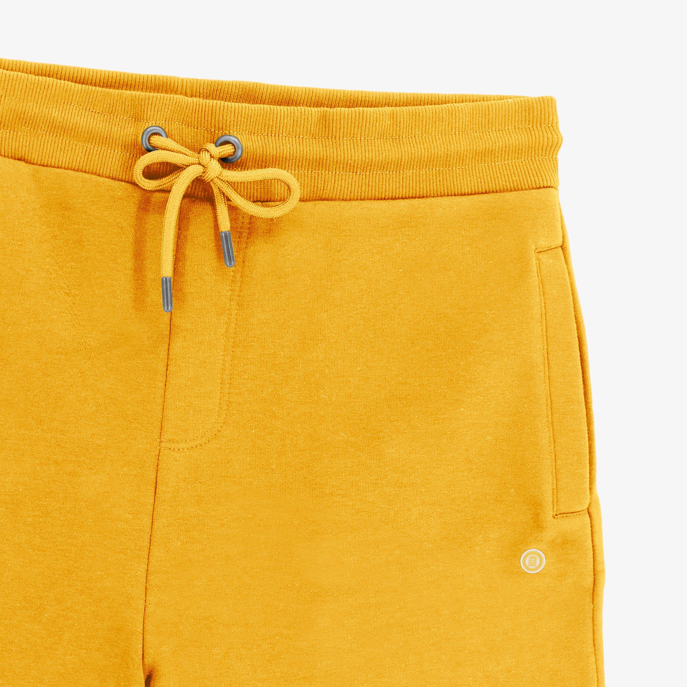 Fleece cotton shorts SERGE BLANCO Yellow