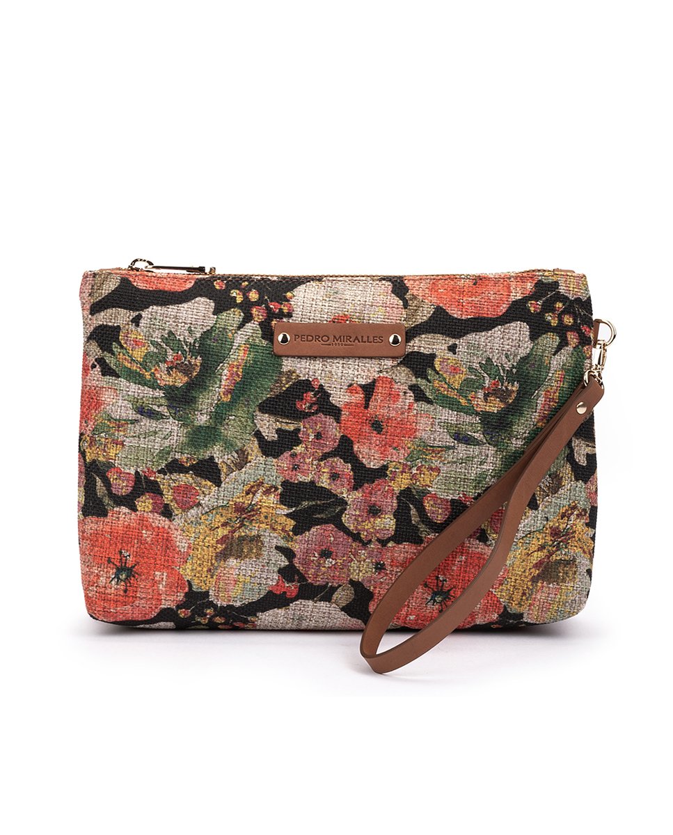 Fabric printed handbag PEDRO MIRALLES Orange