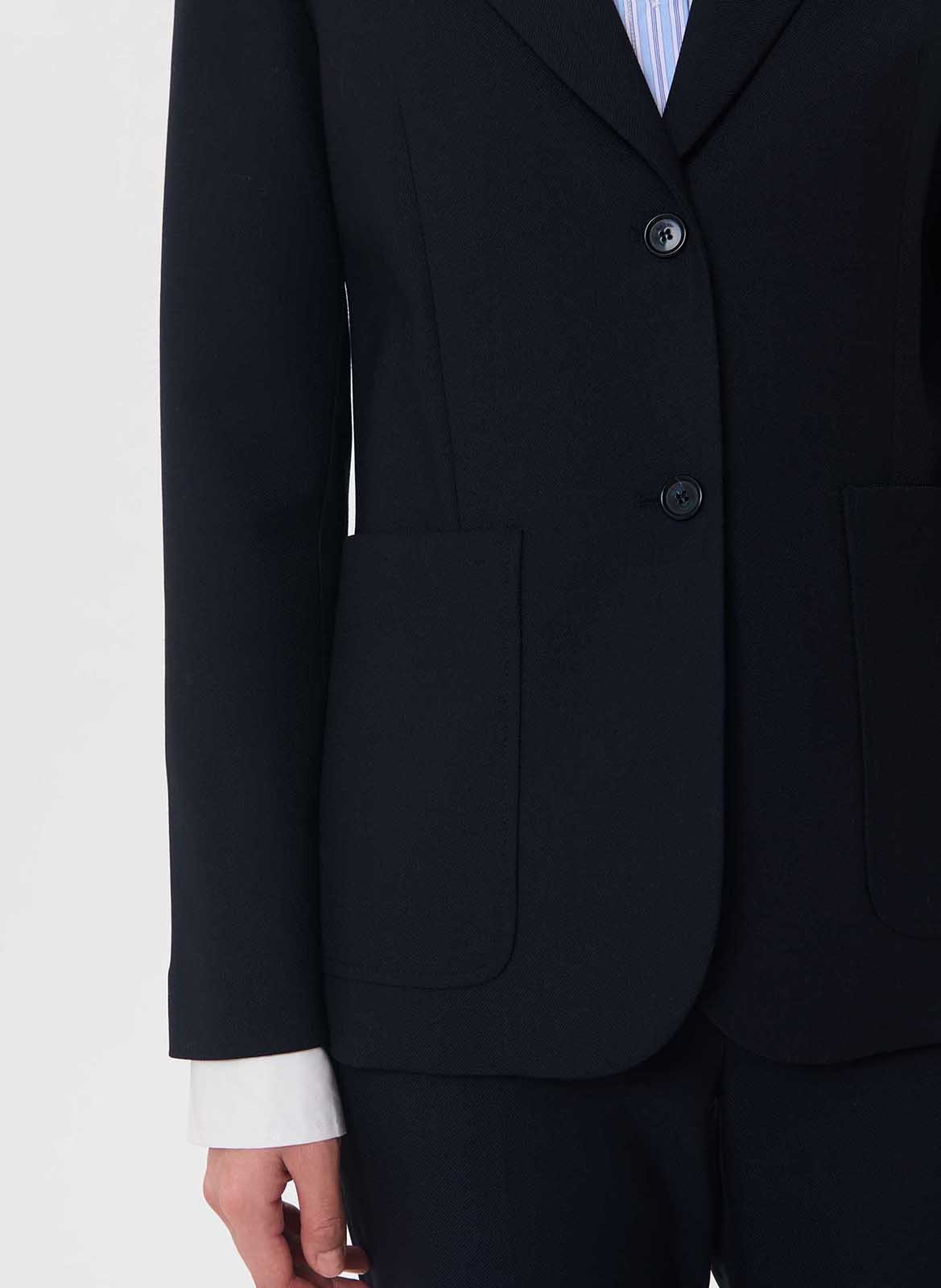 Fitted blazer TARA JARMON Blue