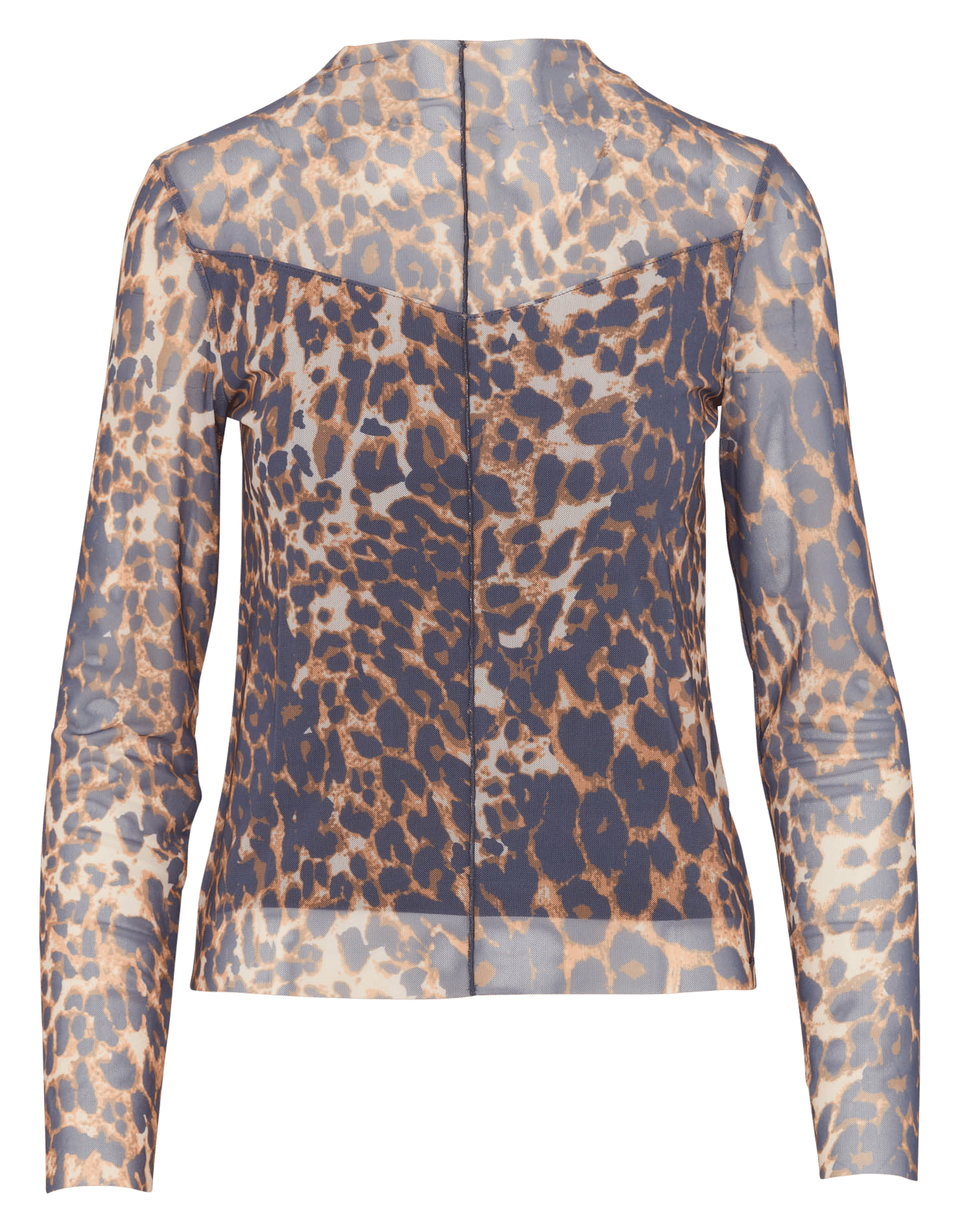Top manches longues imprimé IKKS Marron