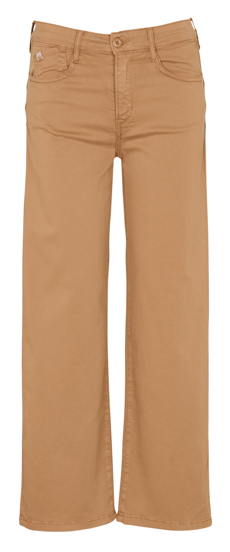Gerade geschnittene 7/8-Hose aus Baumwoll-Mix LE TEMPS DES CERISES Braun
