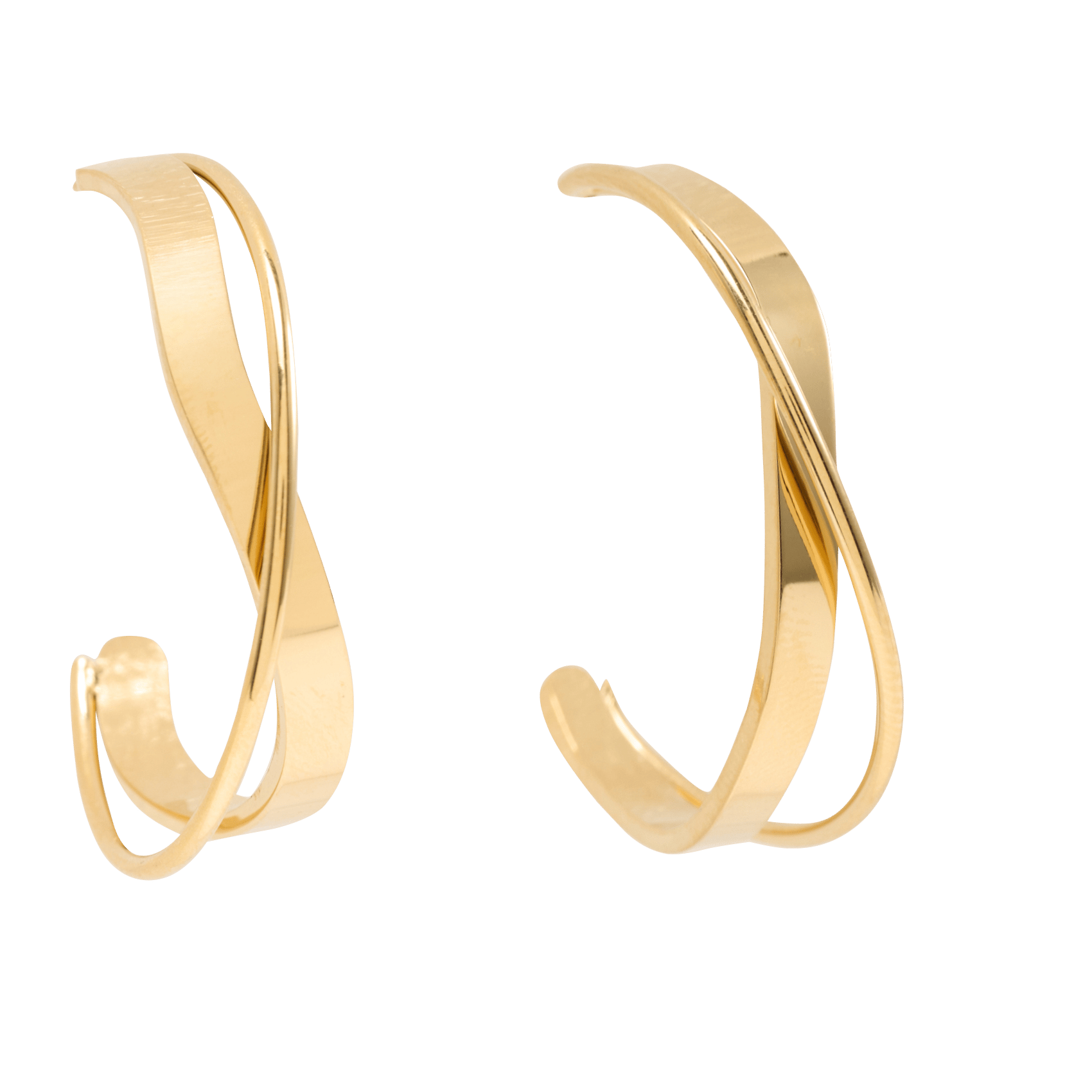 Ring earrings LA FEE MARABOUTEE Golden