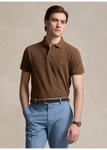 Slim-fit Cotton Polo Shirt Pale Russet-c8501 Polo Ralph Lauren - Men ...
