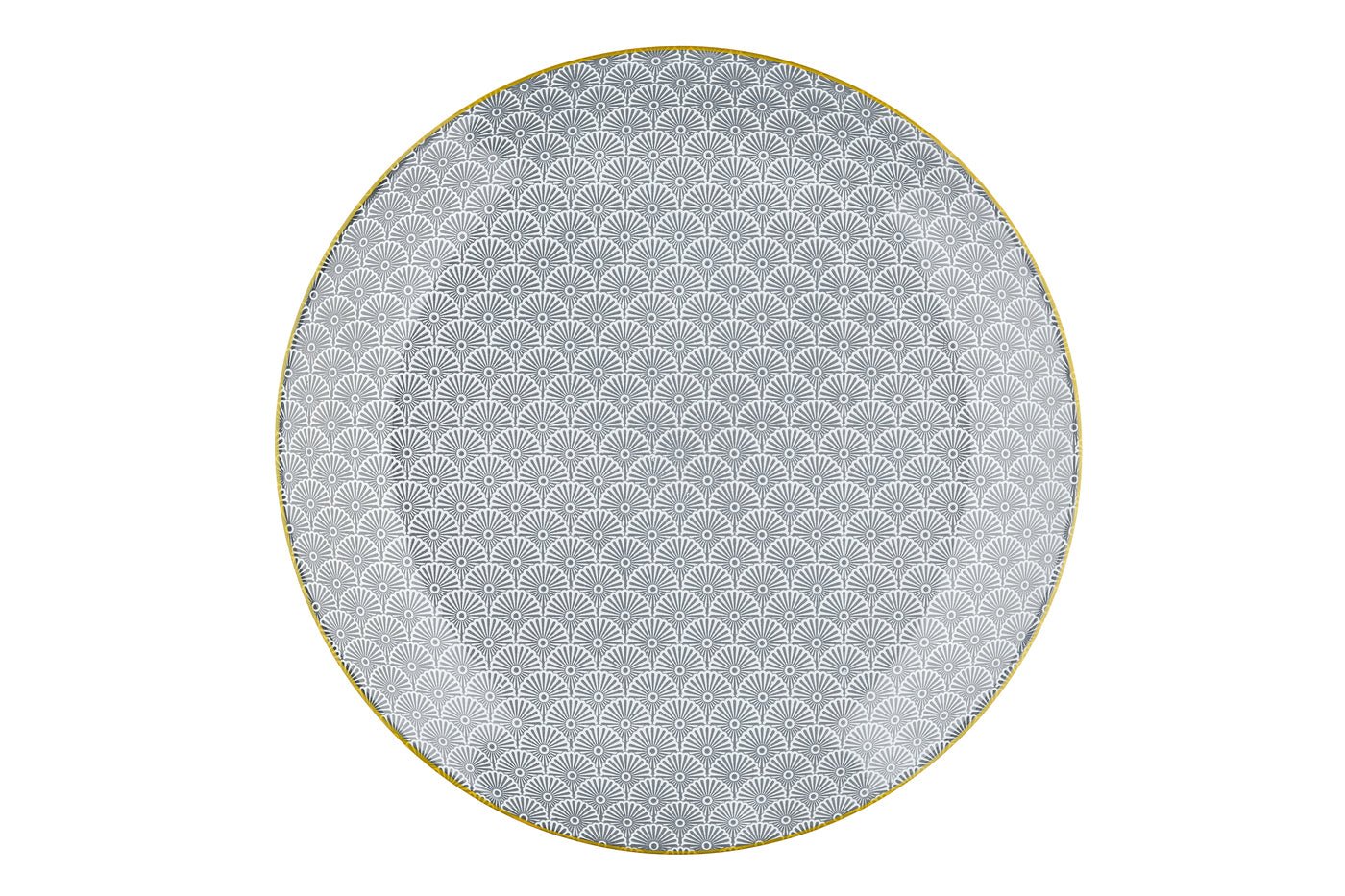 Pattern plate ø26cm - 6 pieces - color BJORN Grey