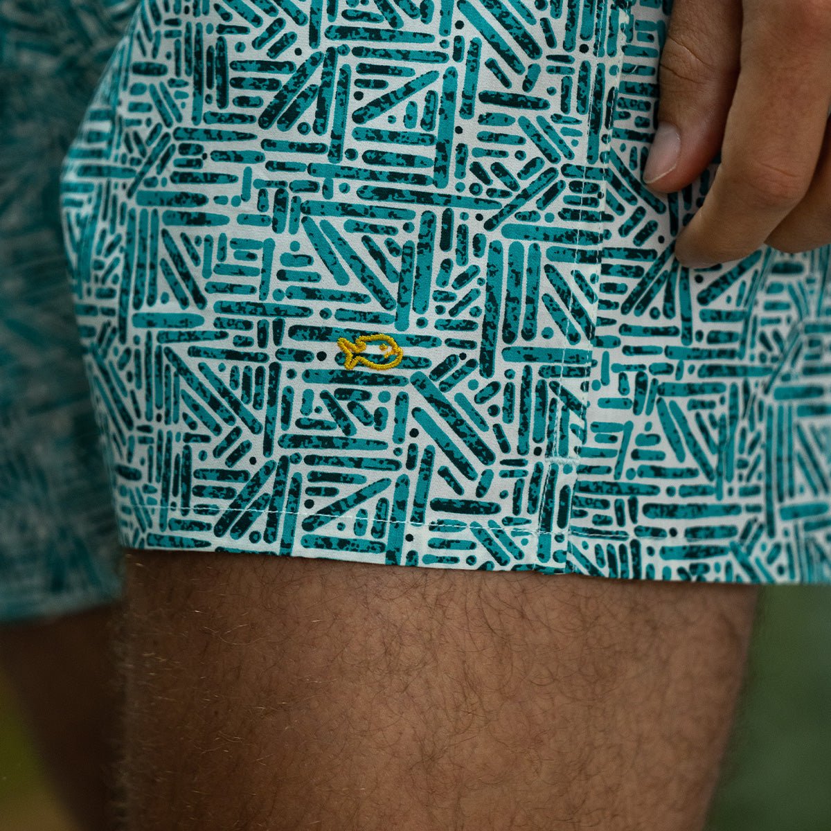 Organic cotton boxer shorts BILLYBELT Blue