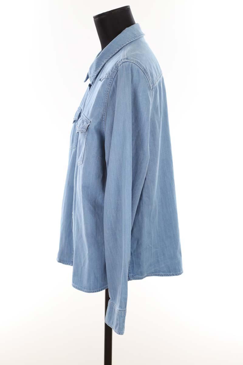 Cotton shirt SEZANE - Seconde main Blue