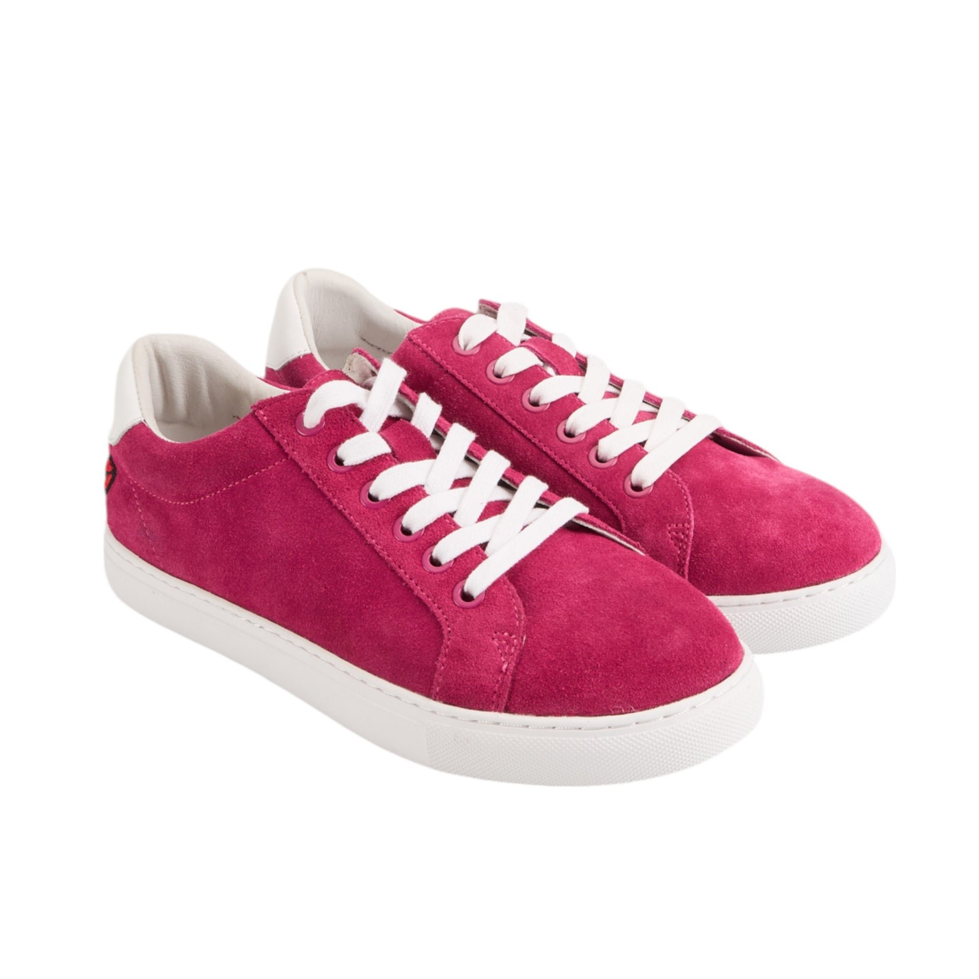 Jimmy leather sneakers BONS BAISERS PARIS Pink