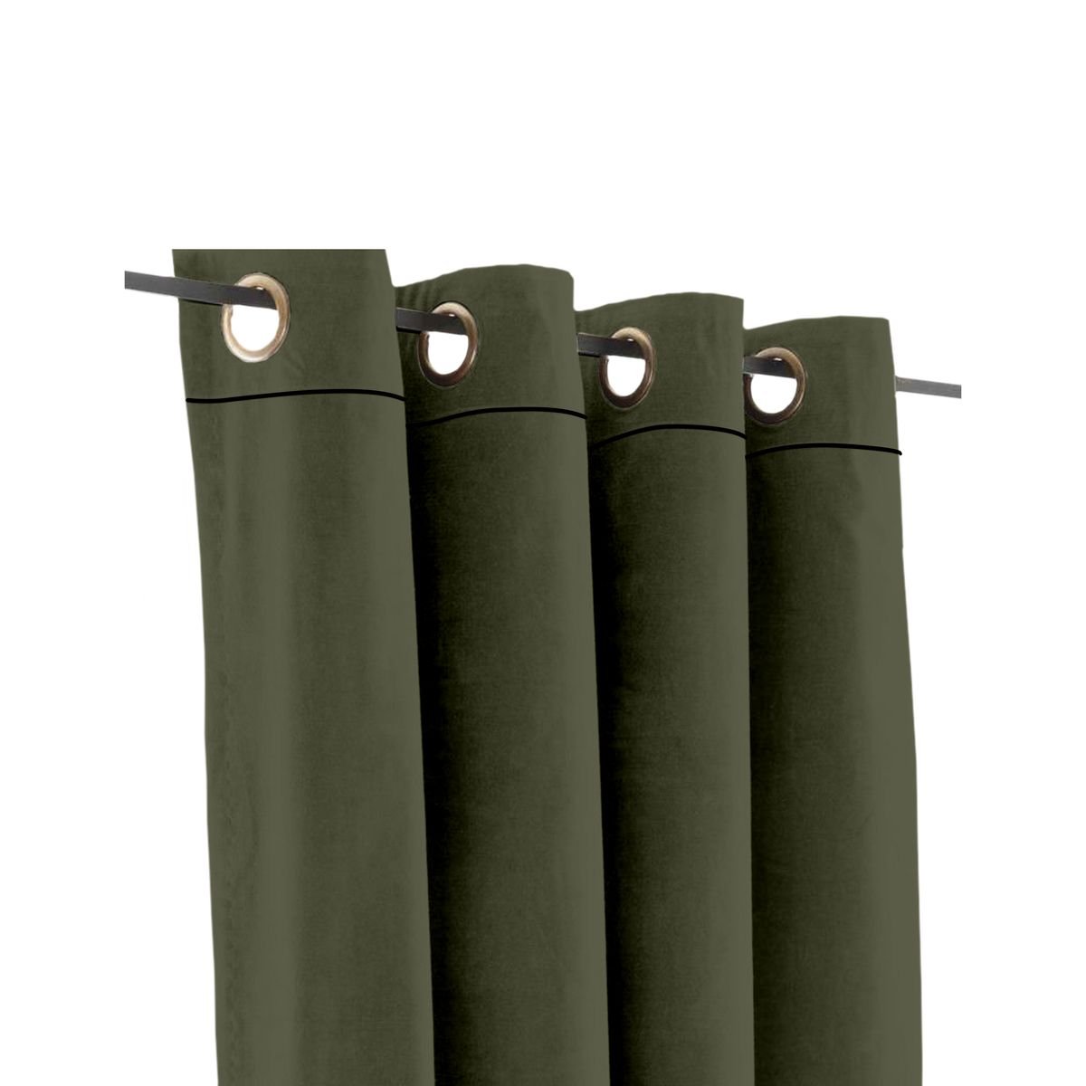 Insulating and blackout curtain TODAY LINGE DE MAISON Green