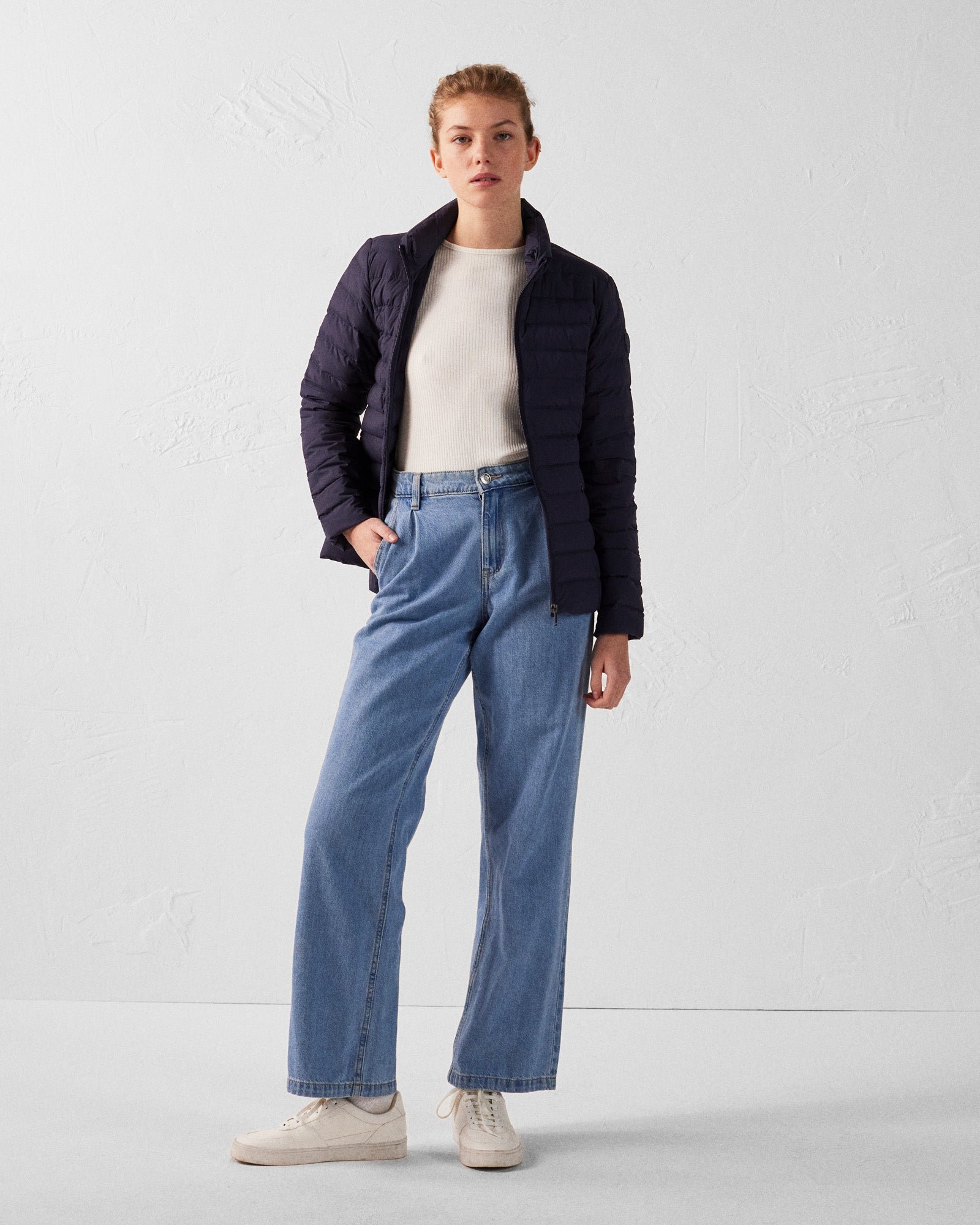 Lightweight stretch down jacket Maia JOTT Blue