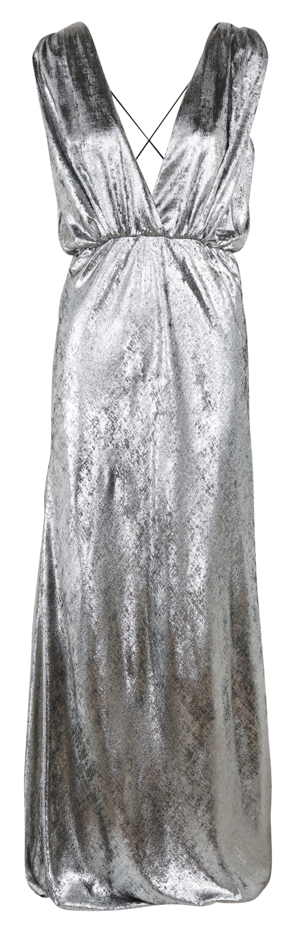 Long metallic dress MES DEMOISELLES Silver