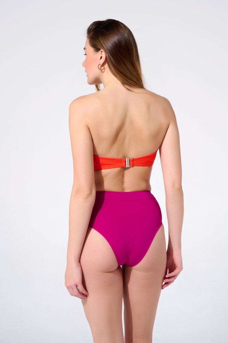 Strapless bikini top APNEE Orange