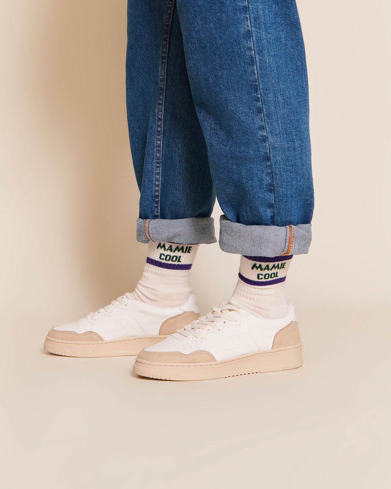 Cool Grandma Socks White