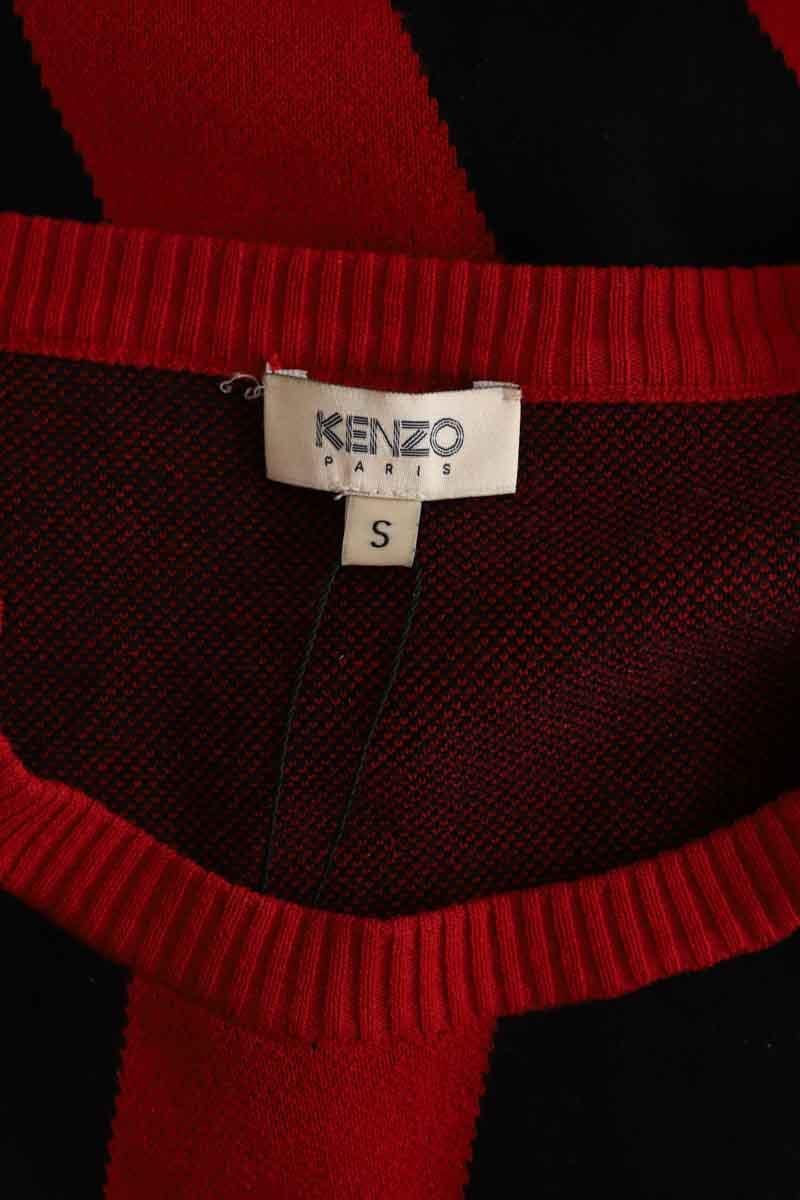 V-neck dress KENZO - SECONDE MAIN Red