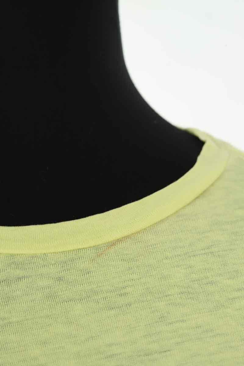 Cotton T-shirt ISABEL MARANT ÉTOILE - SECONDE MAIN Yellow